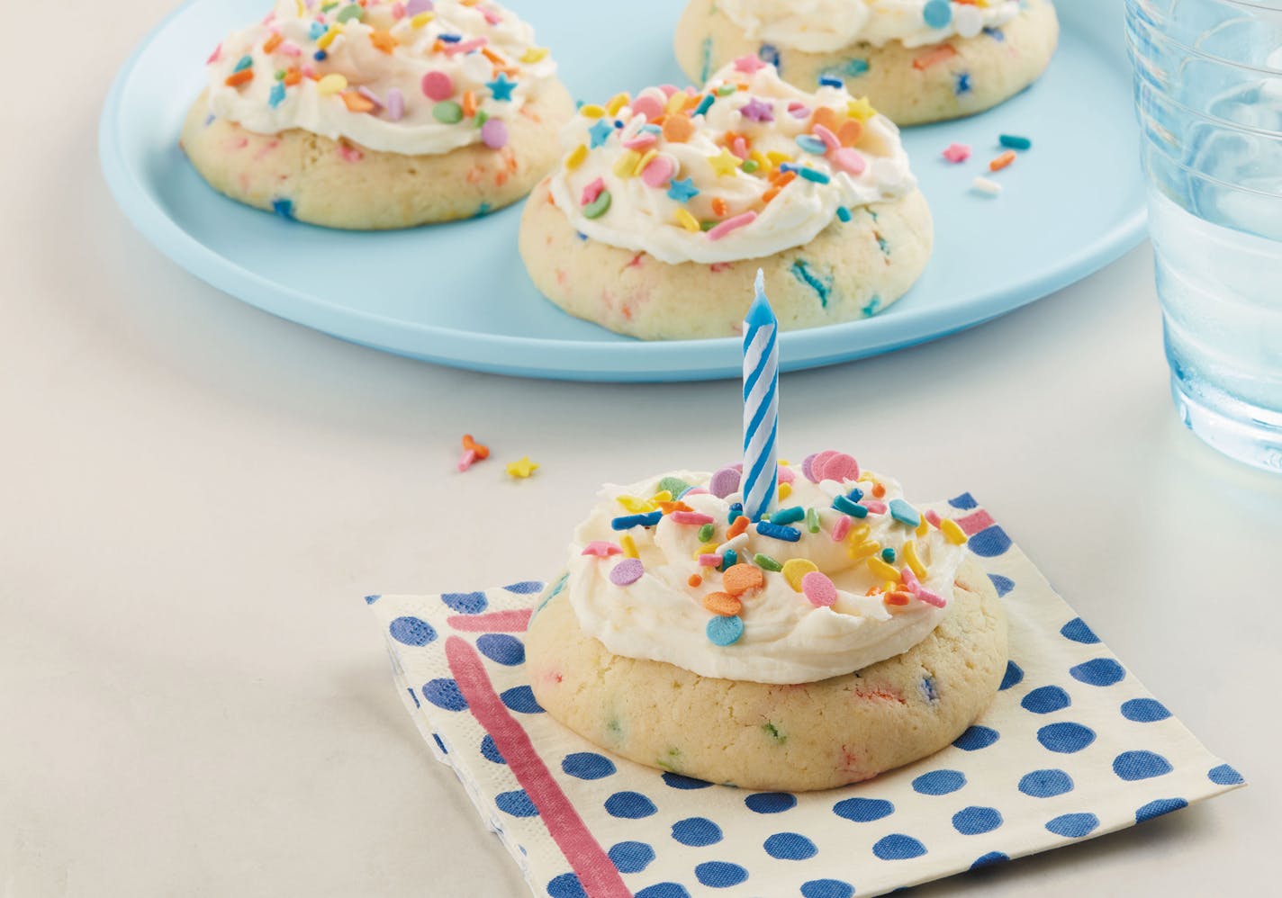 Celebrate the start of a school year with Lemon Birthday Cake Cookies (c) General Mills Photography Studios and Tony Kubat Photography; "Betty Crocker Cookbook, 13th Edition," by General Mills. (Harvest, 2022)