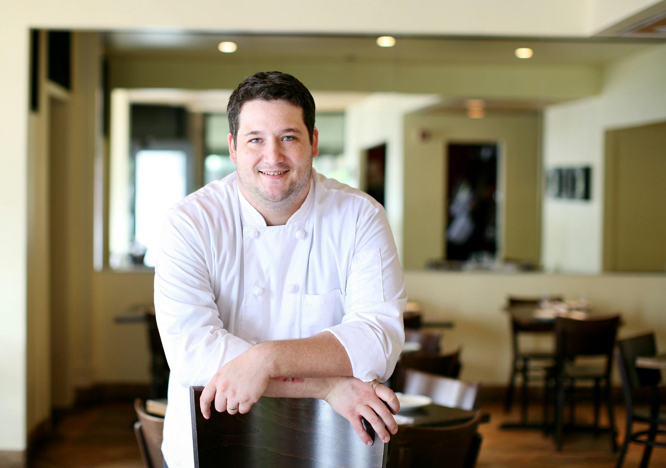 Chef Thomas Boemer at Corner Table in Minneapolis June 7, 2013. (Courtney Perry/Special to the Star Tribune)