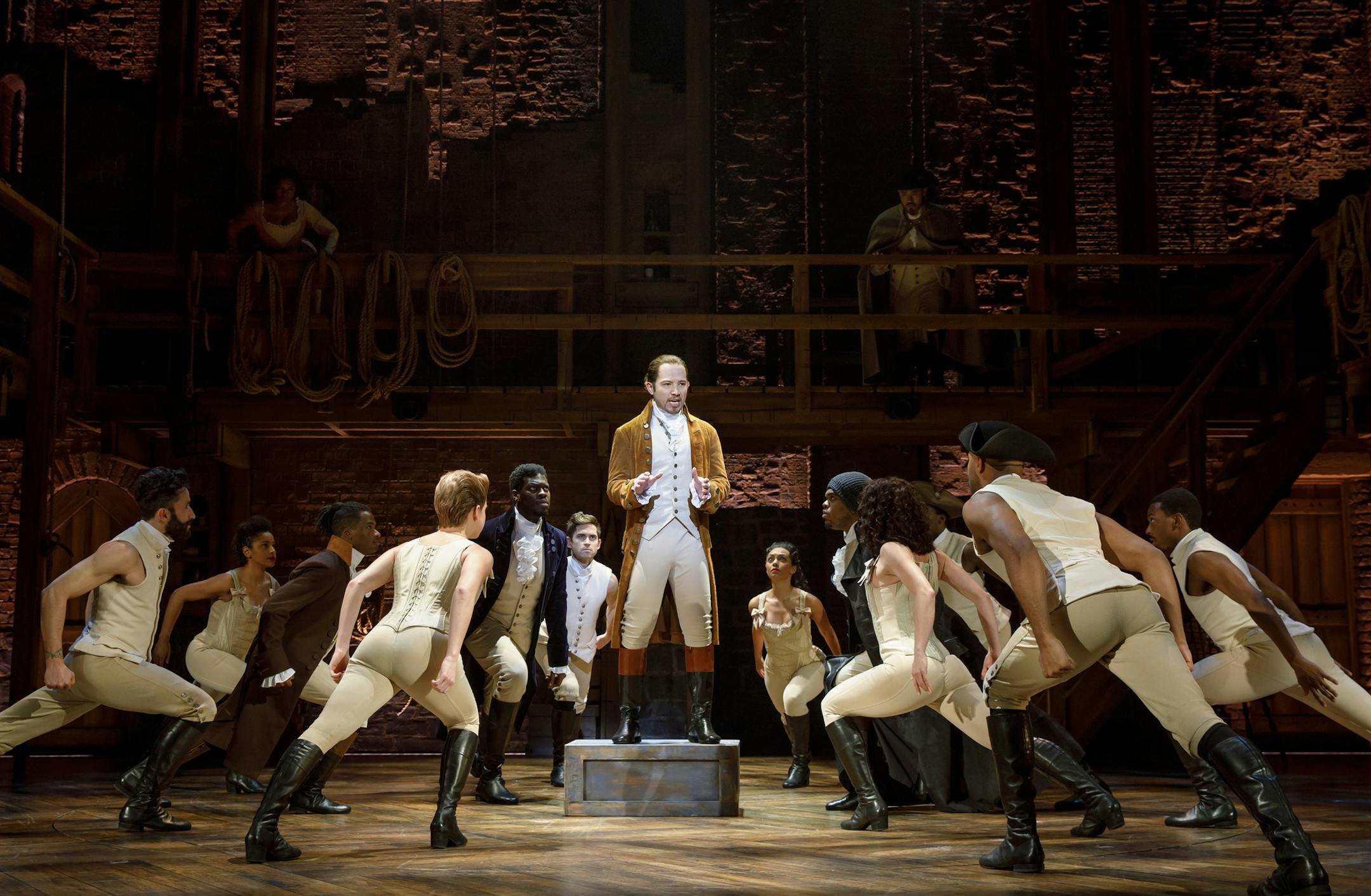 Hamilton Joseph Morales and Nik Walker will lead the second national tour of Hamilton as Alexander Hamilton and Aaron Burr, respectively. Other principal roles in Hamilton will be played by Ta'Rea Campbell as Angelica Schuyler; Marcus Choi as George Washington; Elijah Malcomb as John Laurens/Phillip Schuyler; Shoba Narayan as Eliza Hamilton; Fergie L. Philippe as Hercules Mulligan/James Madison; Kyle Scatliffe as Marquis de Lafayette/Thomas Jefferson; Danielle Sostre as Peggy Schuyler/Maria Reyn