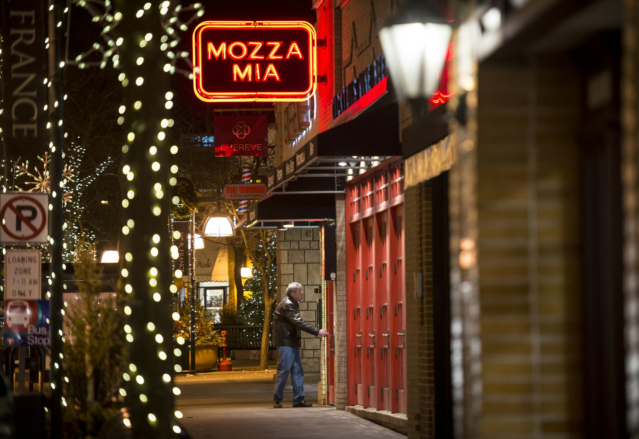 Mozza Mia is a popular restaurant.
