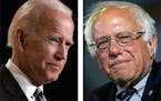 El vicepresidente Joe Biden (izq.) y el senador Bernie Sanders (I-VT), lideran las encuestas en el competido campo dem&#xf3;crata con miras a las pres