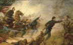 The decision over the fate of "The Fifth Minnesota Regiment at Corinth" by Edwin Blashfield and other controversial paintings comes as a $310 million 