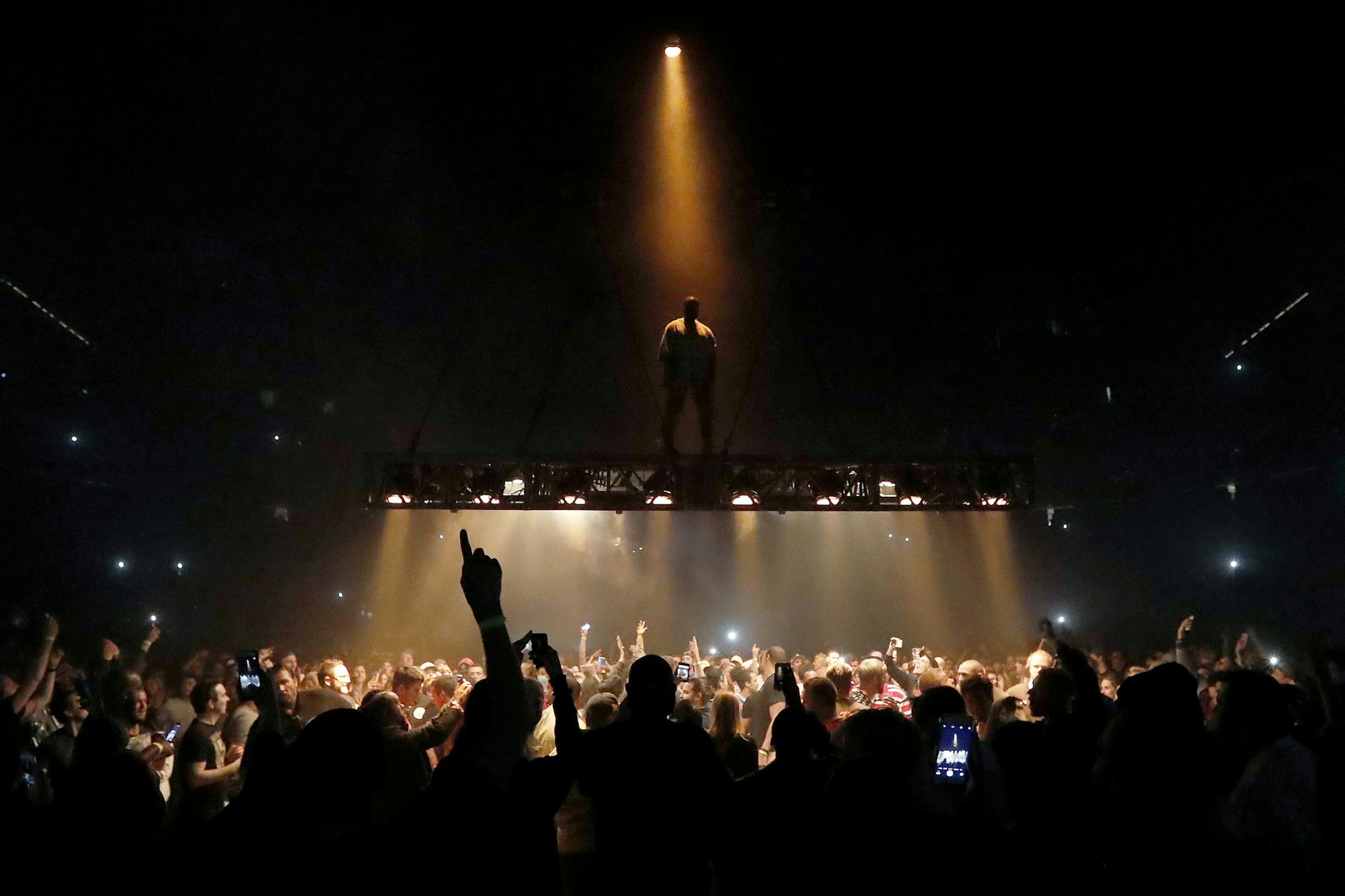 Notoriously tardy, the hip-hop icon took the stage 80 minutes late on Monday night.