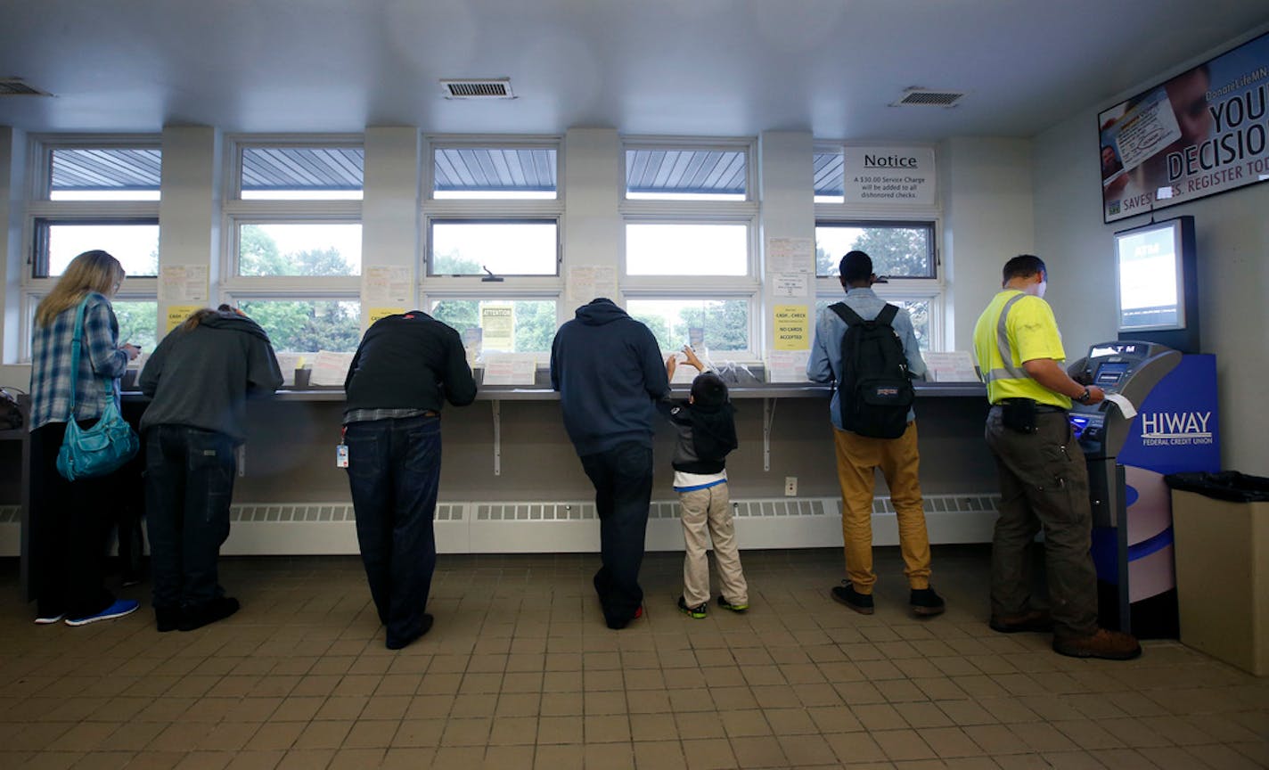 Department of Vehicle Services will open exam stations on Tuesday to administer knowledge tests, accept permit applications and resume motorcycle and commercial driver's license road testing. Shown is a station in Eagan.