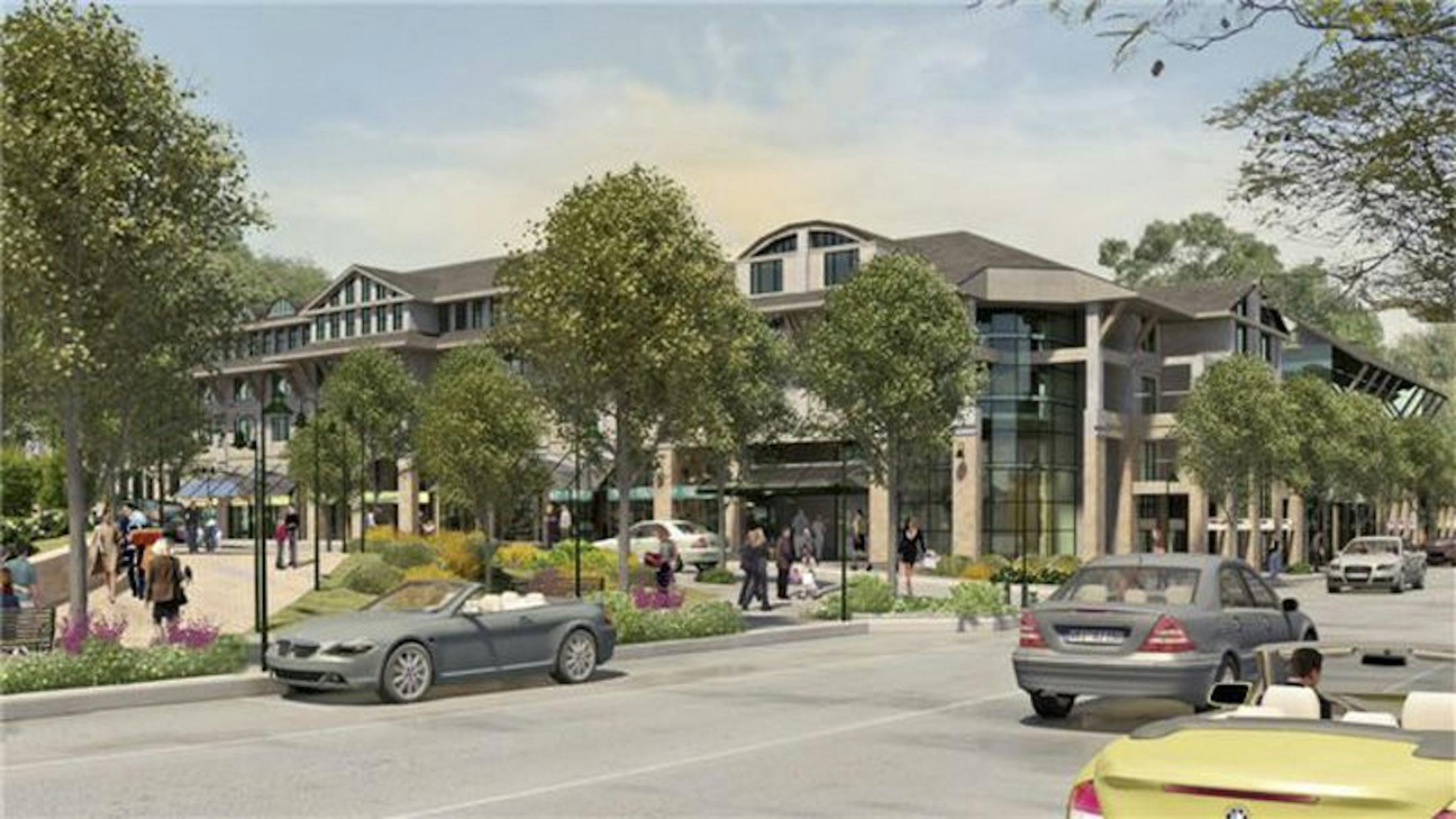 Rendering of Excelsior hotel