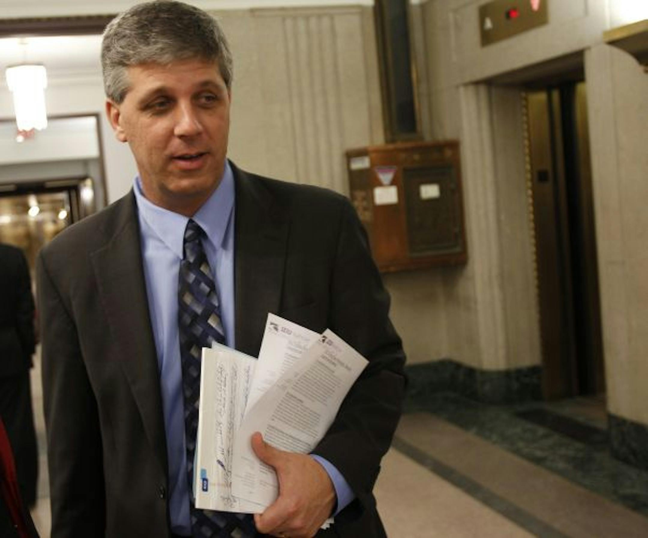 Rep. Steve Drazkowski, R-Mazeppa, is among those seeking to block an online voter registration system.