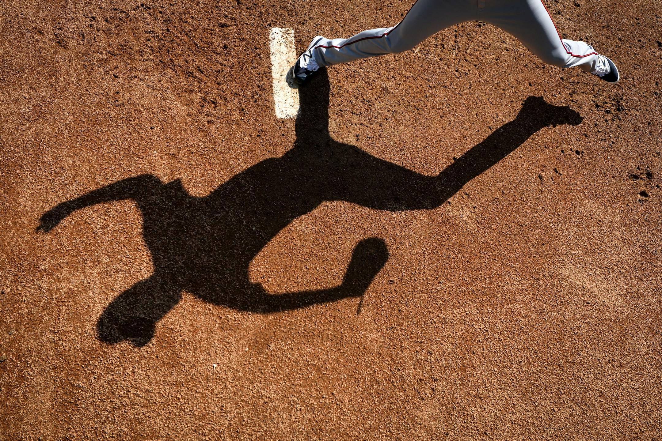 Twins pitcher Michael Tonkin practiced his throw in the bullpen Wednesday morning.
