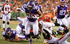 C.J. Ham scored a preseason touchdown for the Vikings against the Bengals as a running back last year. But this year, he has moved to fullback, where 