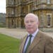 Julian Fellowes on the set of the television show "Downton Abbey," in an undated handout photo. Fellowes, the Academy Award-winning screenwriter who i