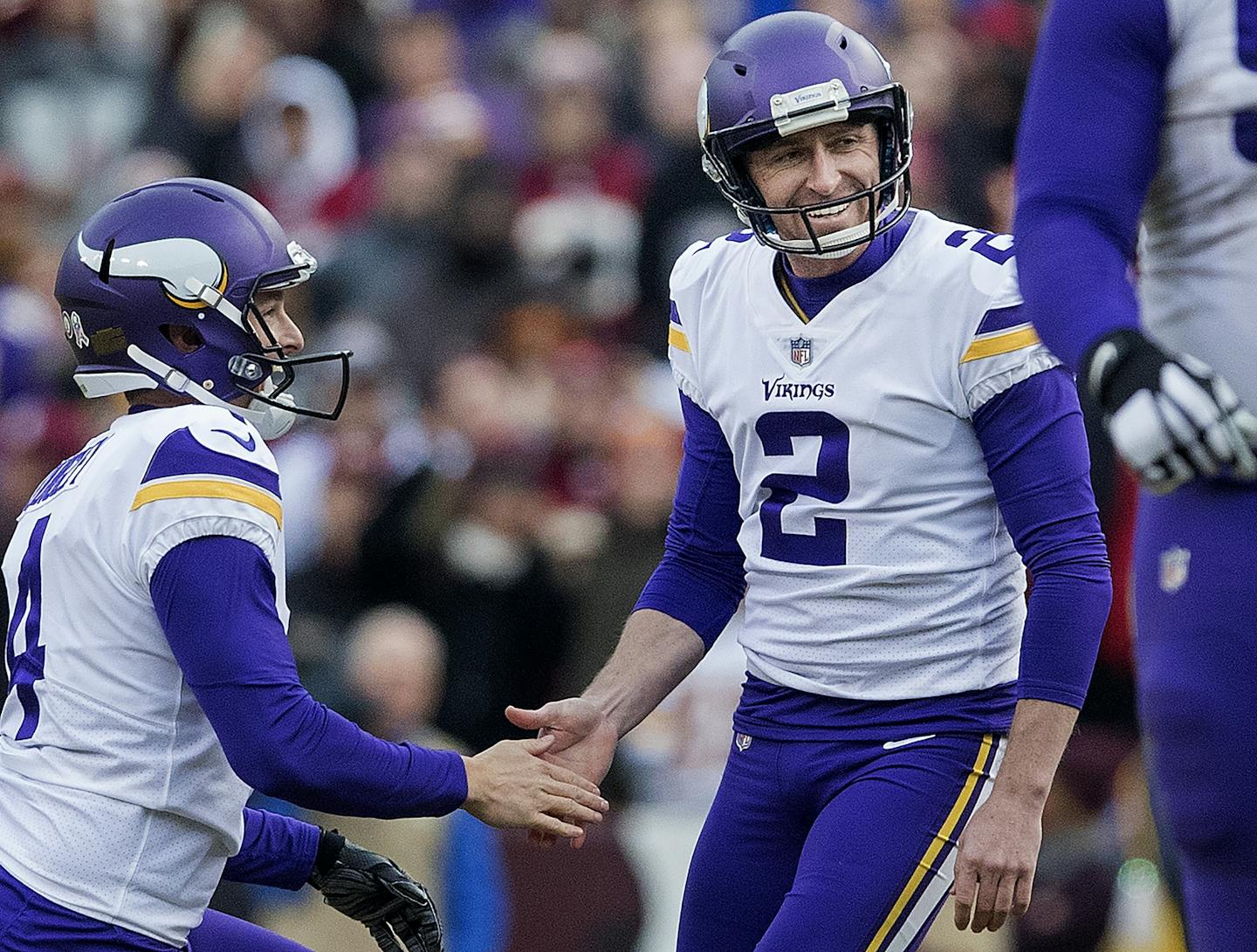 Vikings kicker Kai Forbath faces a challenge from Auburn rookie Daniel Carlson.