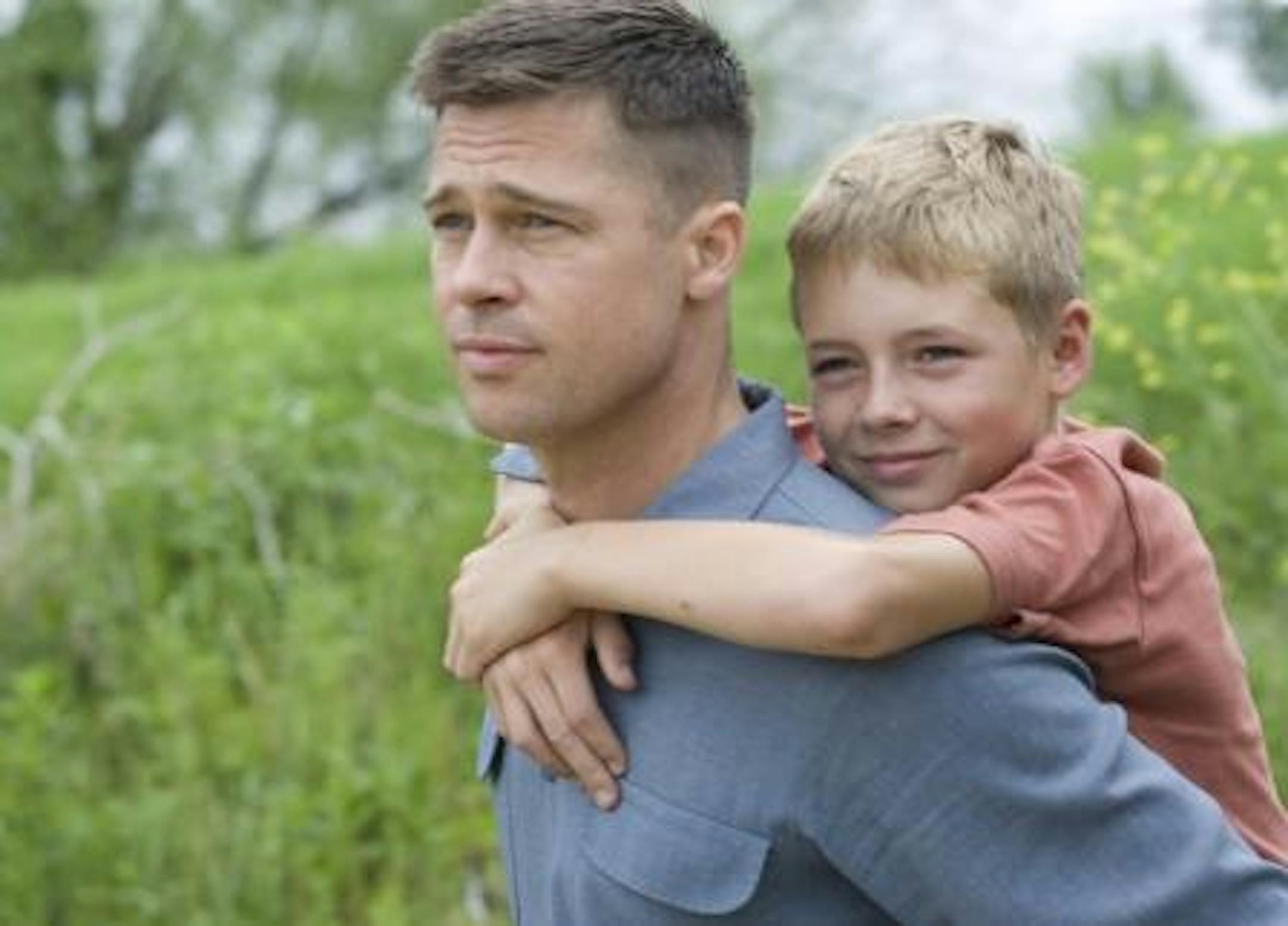 Brad Pitt and Laramie Eppler in "The Tree of Life." Photo: Fox Searchlight.