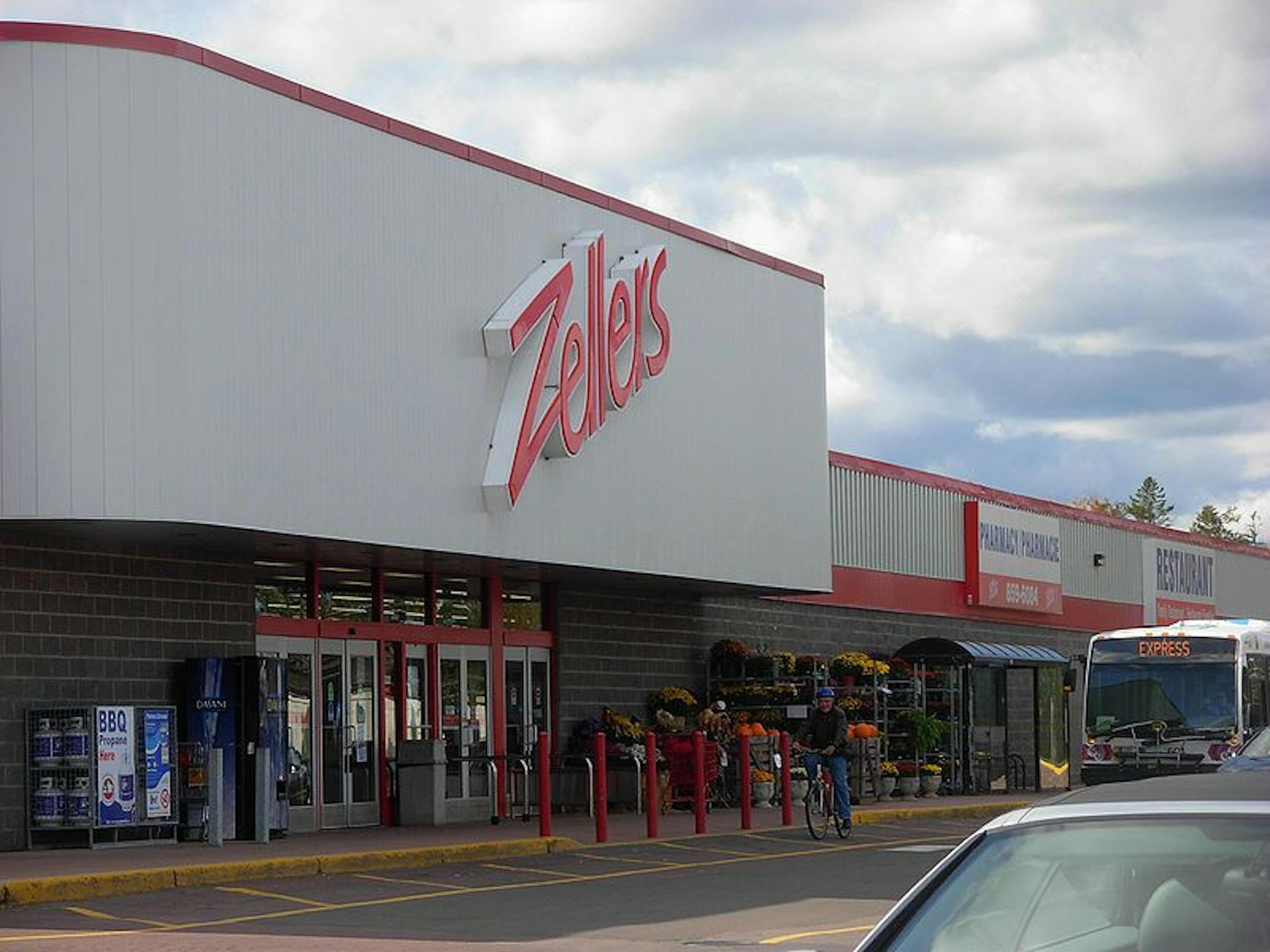 A Zellers store in Moncton, New Brunswick, Canada