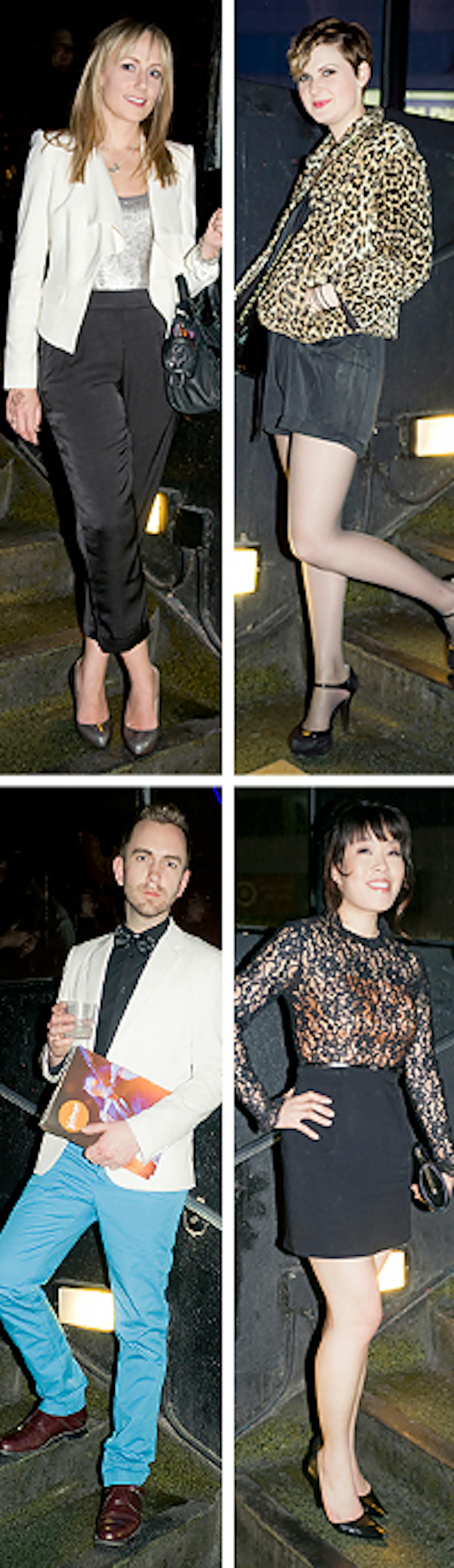 Clockwise from top - Suzy Simon, Annie Julien, Korly Devries, Eric Adams