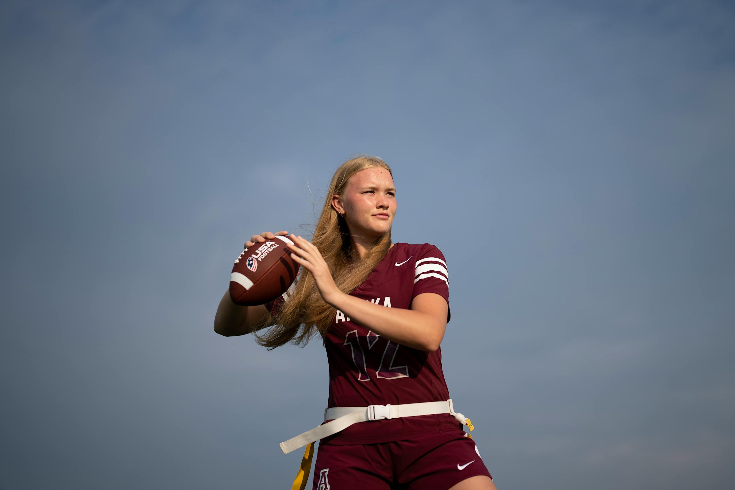 All-Minnesota Player of the Year in flag football: Anoka's Maddy Freking