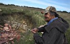 A sacred place: Billy Bryan, at Pipestone National Monument, is a traditional carver of pipestone. He has spent his entire life amid the quarries.