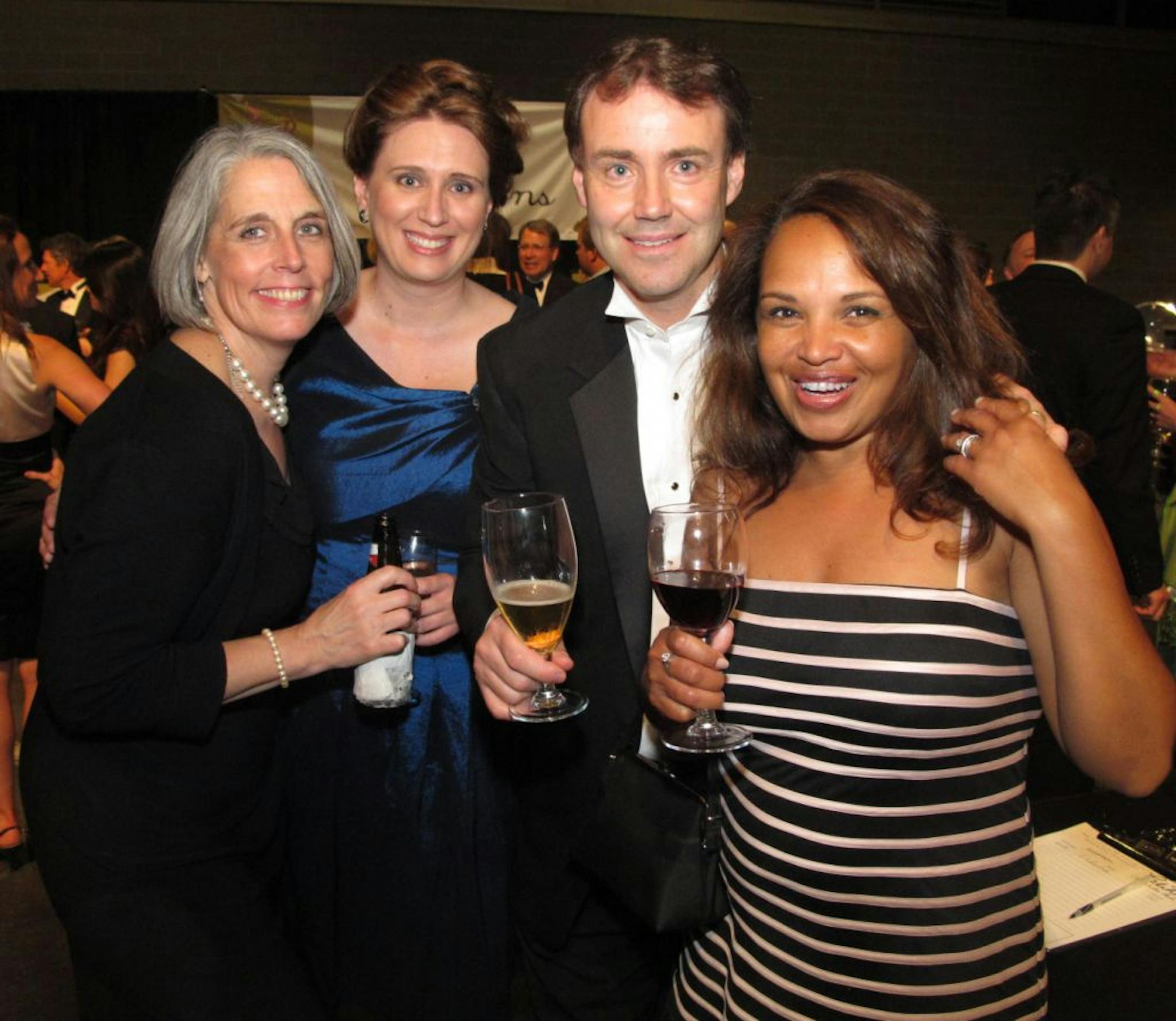 Sara Glassman, sglassman@startribune.comThe Minnesota Orchestra�s Symphony Ball attracted young professionals by inviting them to �Crash the Ball.� Carmela Kranz, Dan Daul, Jamie Nieman and Elizabeth Patty.