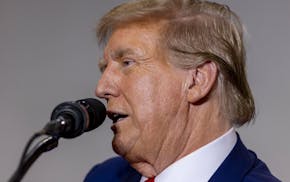Republican presidential candidate former President Donald Trump speaks, Tuesday, April 2, 2024, at a rally in Green Bay, Wis.
