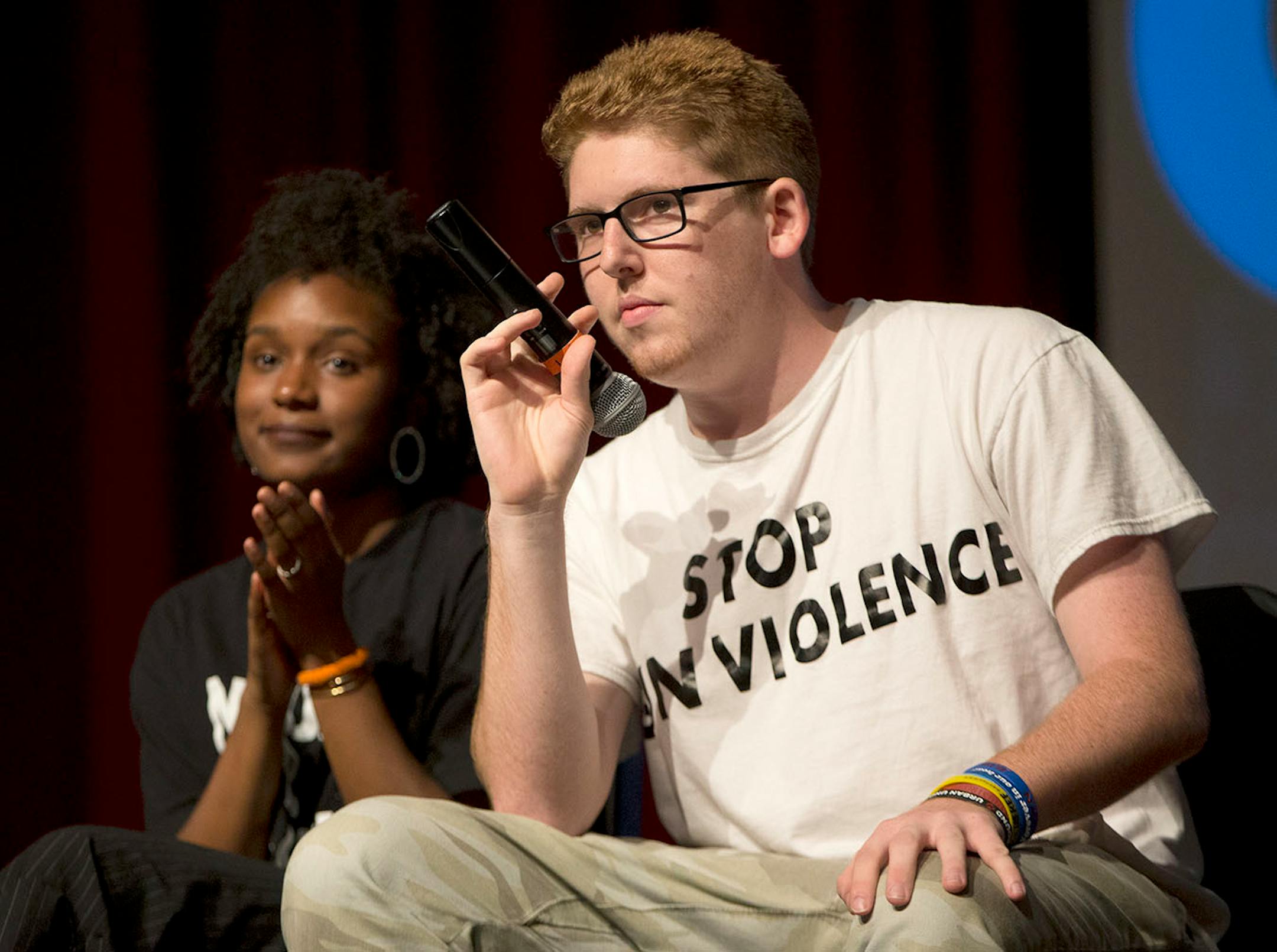 Matt Deisch, an alumnus of Marjory Stoneman Douglass, speaks about sensible guns laws that he believes should be implemented nationally.