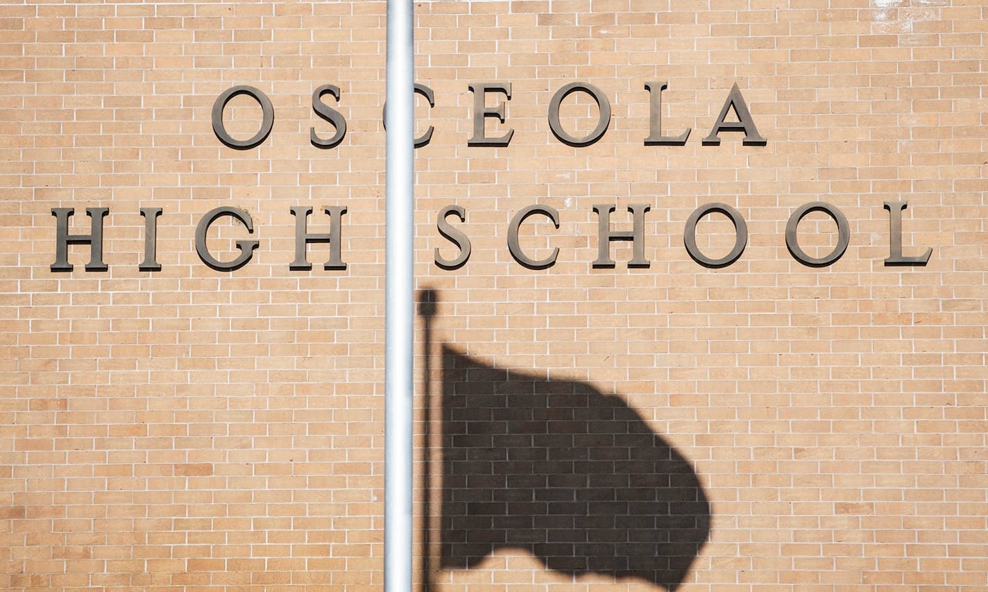 Osceola High School, in Osceola, Wis., was closed Tuesday for cleaning after someone testing positive for the coronavirus attended a function Saturday at the school.