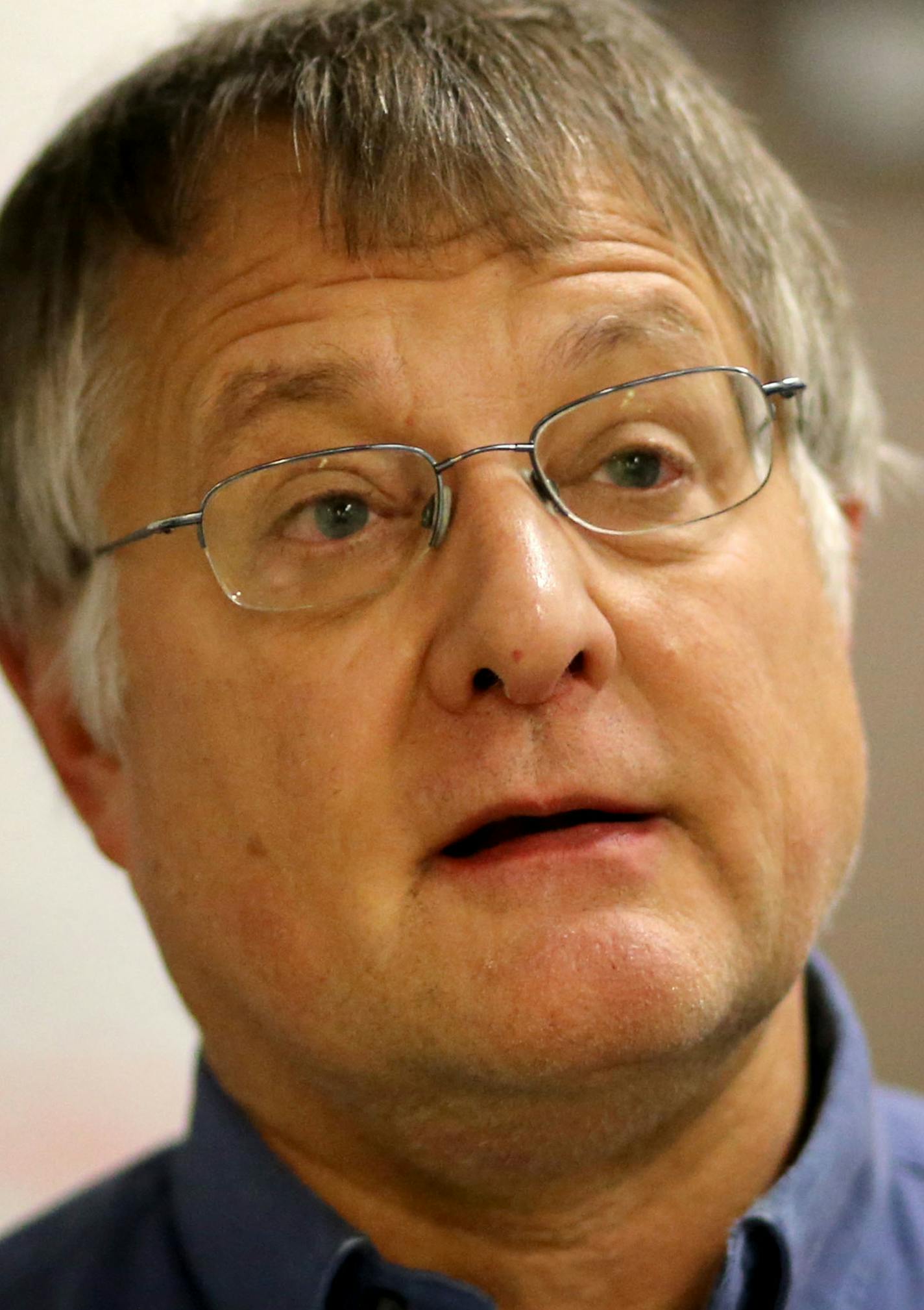 University of Minnesota professor Peter Sorensen, a carp researcher in the department of fisheries, wildlife and conservation biology, believes he has a breakthrough in the fight to keep Asian carp from swimming up the Mississippi River. Sorenson was seen in Hodson Hall on the University of Minnesota St. Paul campus Wednesday, March 2, 2016, in St. Paul.](DAVID JOLES/STARTRIBUNE)djoles@startribune.com University of Minnesota professor Peter Sorensen, a carp researcher in the department of fisher