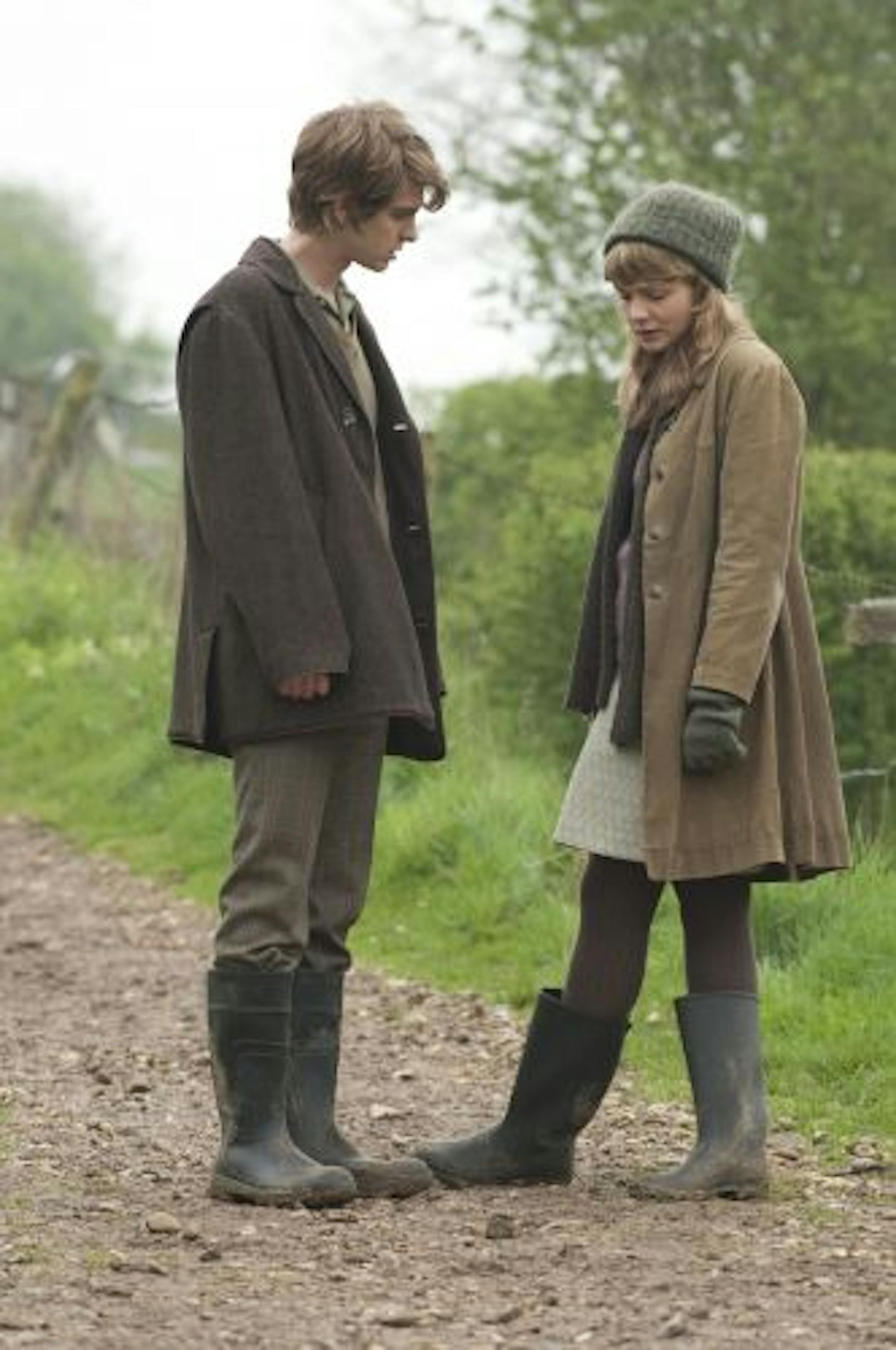 Andrew Garfield and Carey Mulligan in "Never Let Me Go."