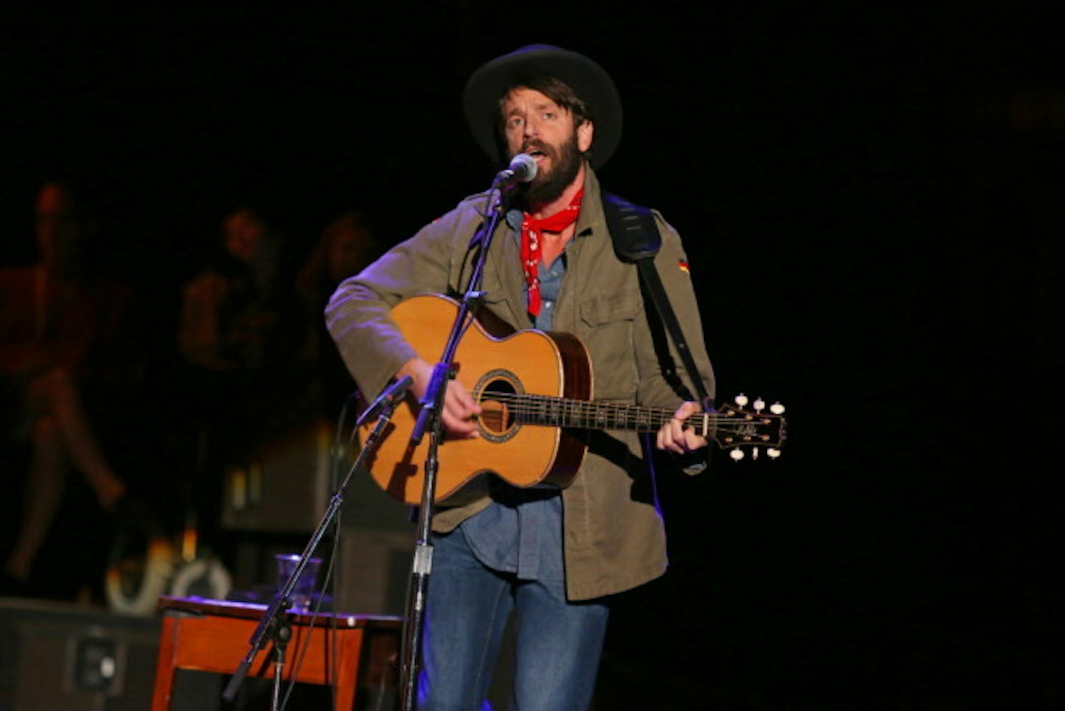 Ray LaMontagne at Neil Young's Bridge School benefit concert in 2012. / Photo by Barry Brecheisen/Invision/AP