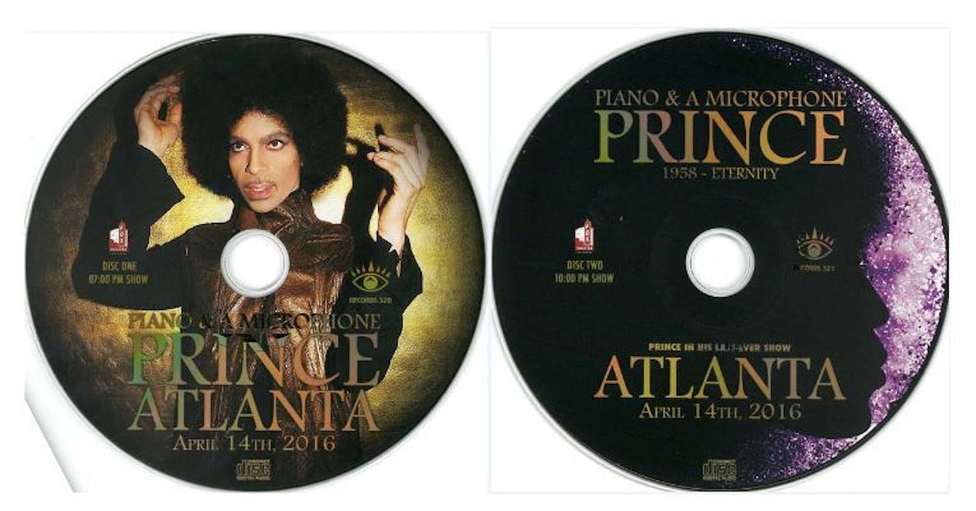 This double CD is from Prince's final concert before his death.