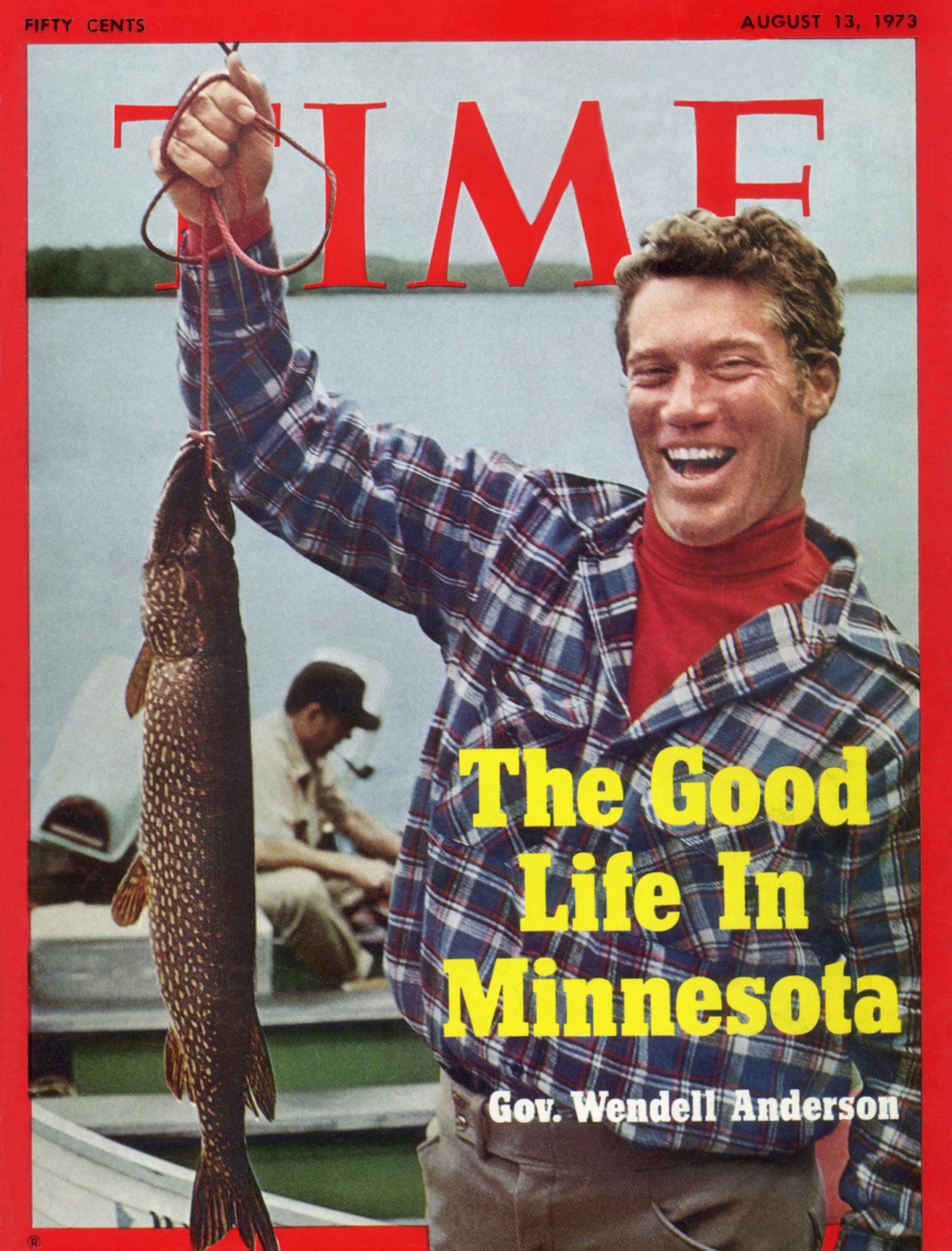 August 13, 1973, TIME magazine cover shows then Minnesota Gov. Wendell Anderson. Photo taken by Dan McCoy. ORG XMIT: MIN2014112416033437