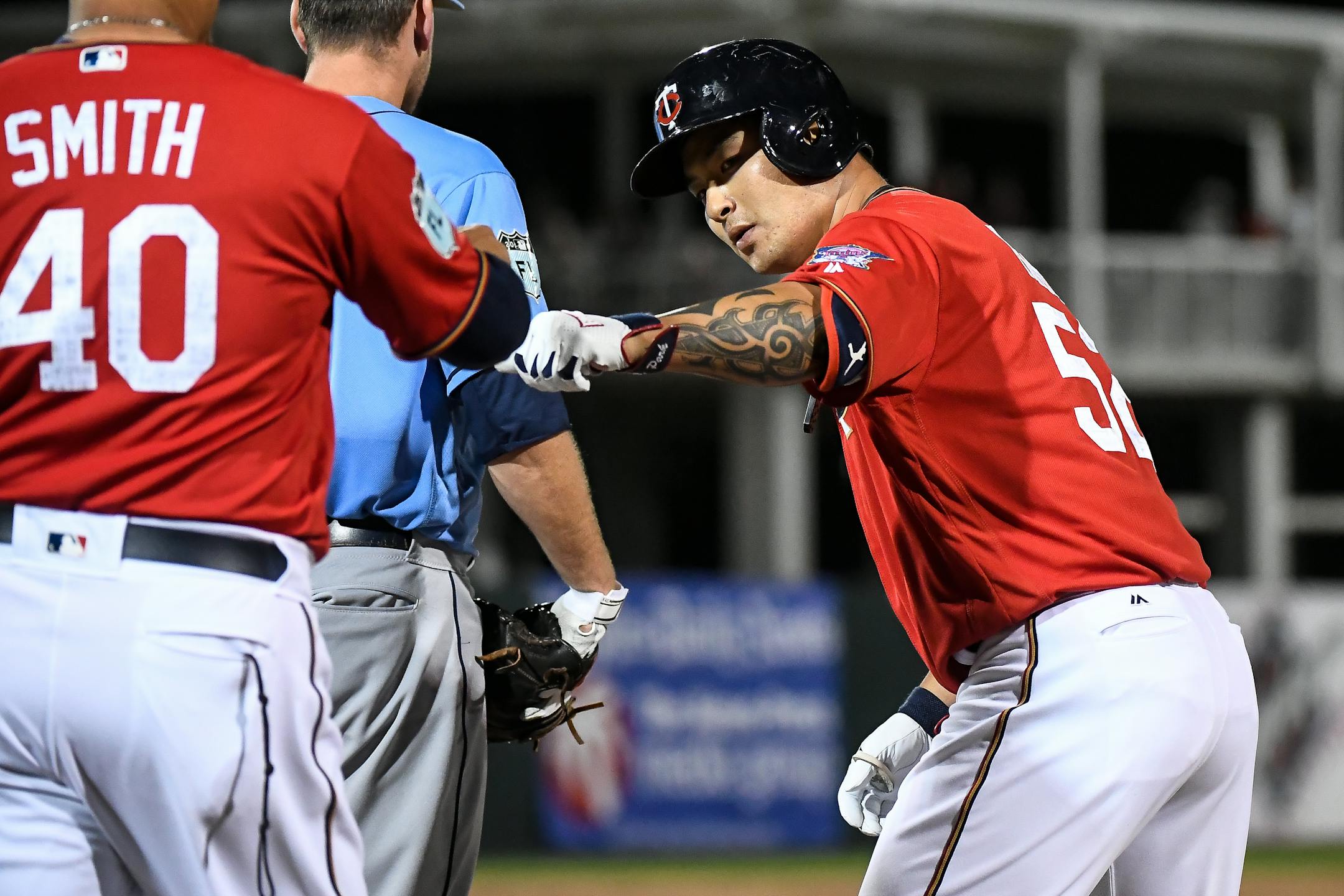 ByungHo Park was sent to Rochester so the Twins could keep 13 pitchers.