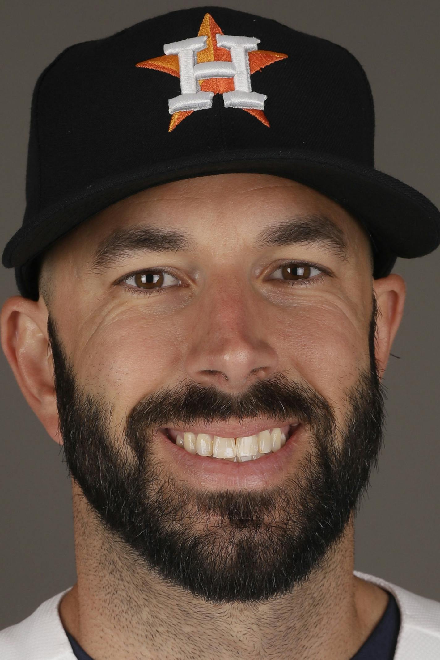 This is a 2017 photo of Mike Fiers of the Houston Astros. This image represents the Astros active roster on Sunday, Feb. 19, 2017, in West Palm Beach, Fla. (AP Photo/David J. Phillip) ORG XMIT: NYJW700