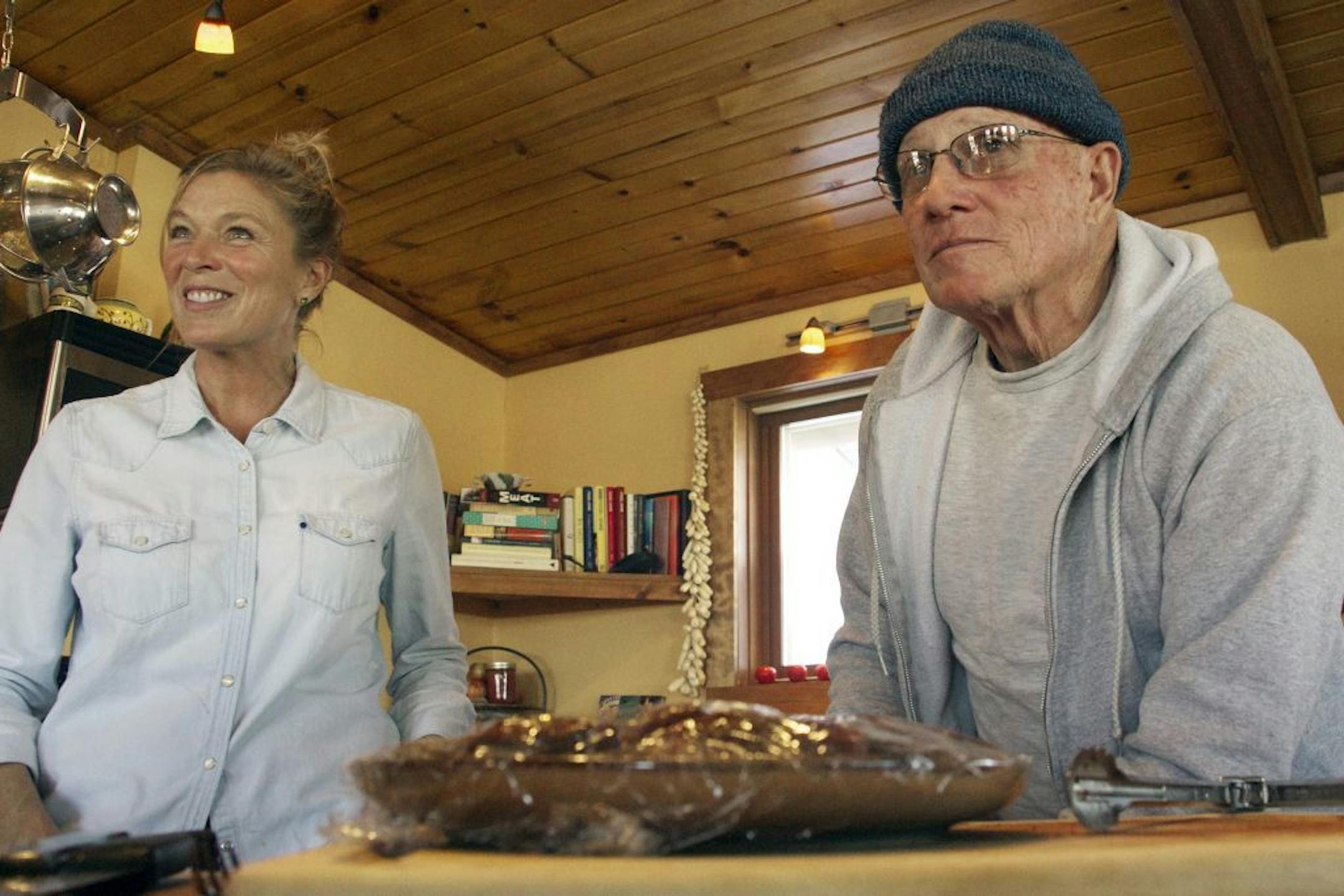 Jill and Dan O�Brien, partners in Wild Idea Buffalo Company, sell bison meat to finance their large conservation herds.