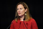 U.S. Supreme Court Associate Justice Amy Coney Barrett spoke to an audience at the University of Louisville McConnell Center in 2021.