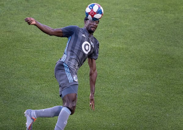 Minnesota United's Ike Opara scored two goals and a former teammate's jersey in the Loons' 5-2 victory over San Jose on Saturday.