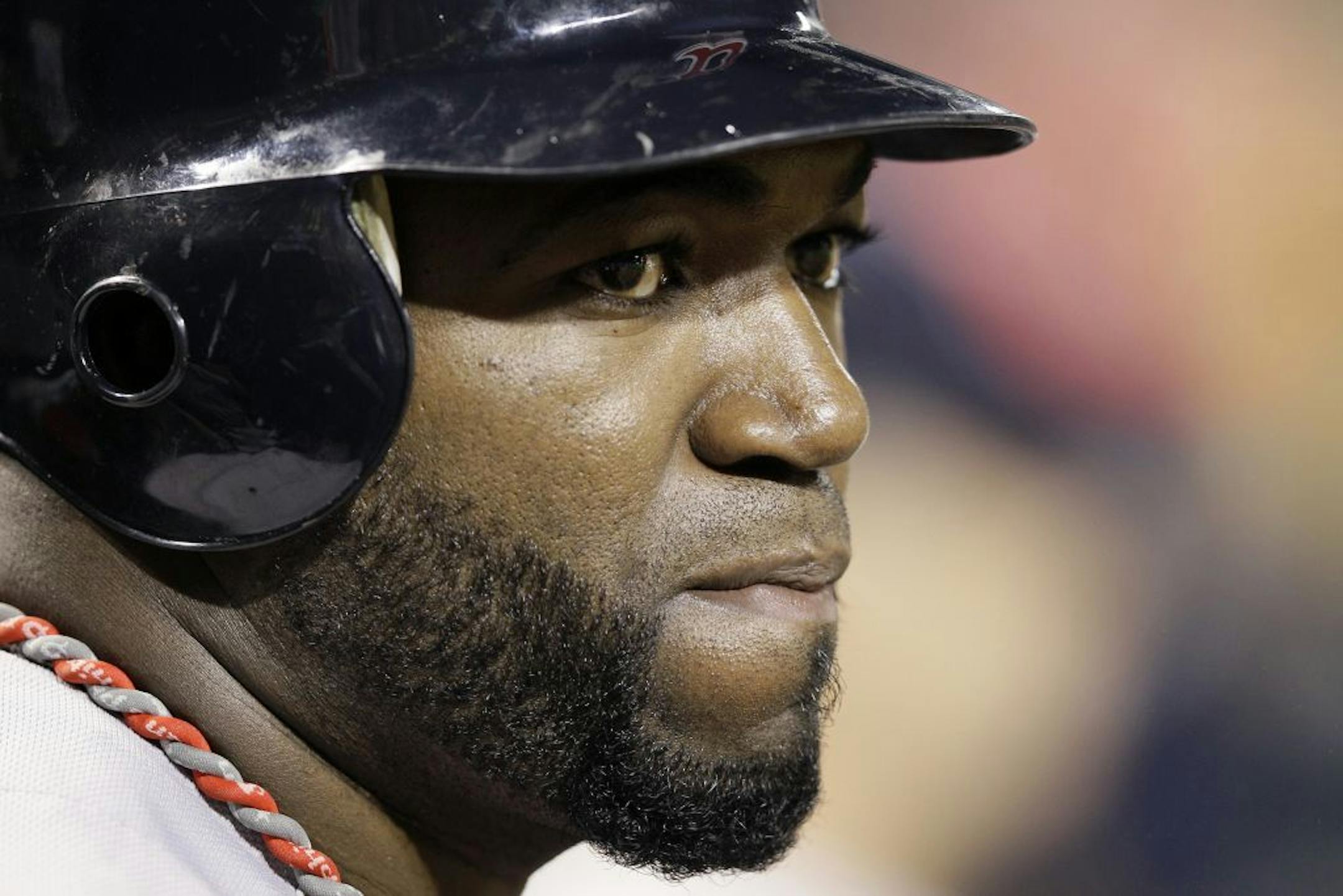 Boston Red Sox designated hitter David Ortiz