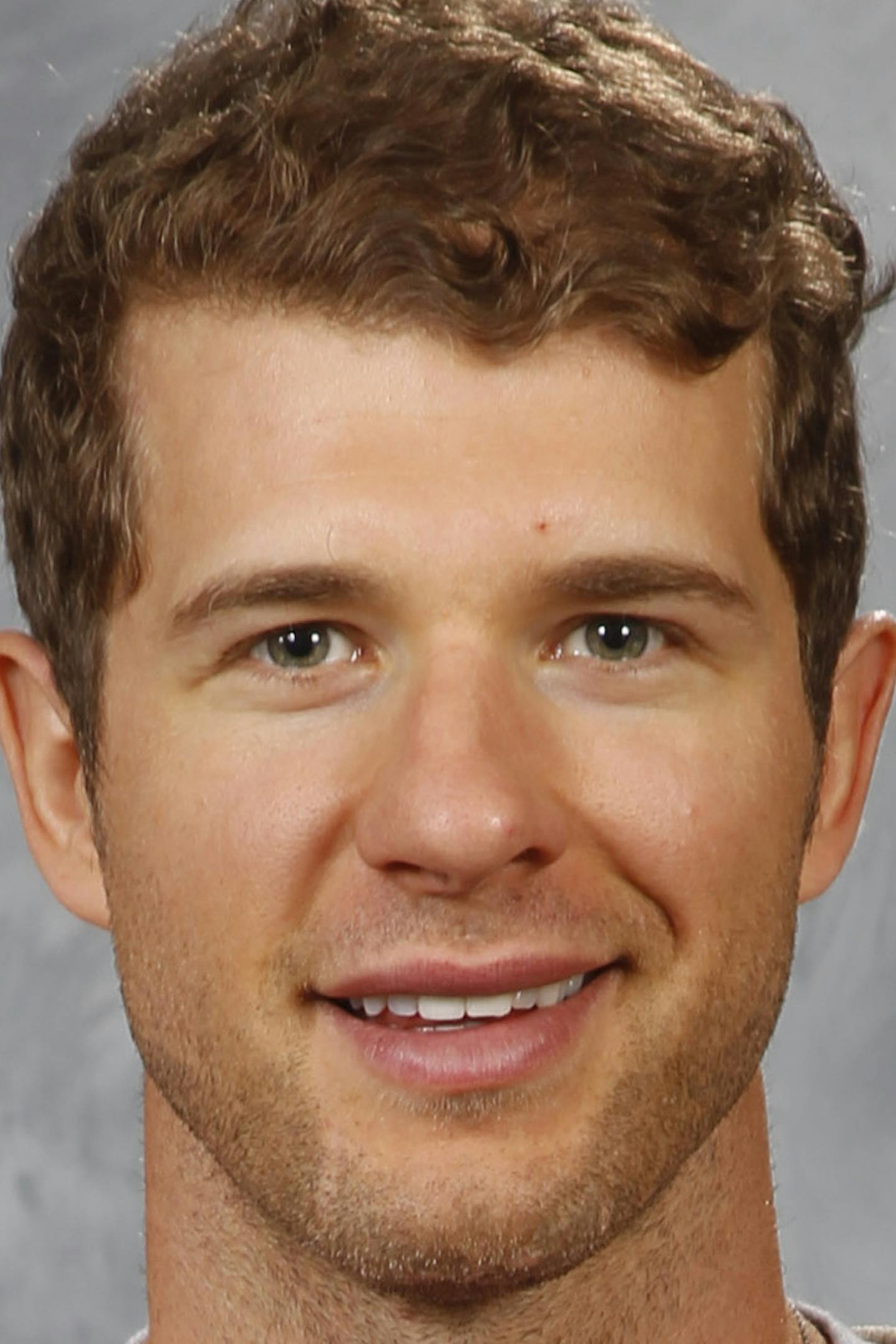 ST. PAUL, MN - SEPTEMBER 18: Jason Pominville #29 of the Minnesota Wild poses for his official headshot for the 2014-2015 season on September 18, 2014 at the Xcel Energy Center in St. Paul, Minnesota. (Eric Miller/NHLI via Getty Images) ORG XMIT: 503032693