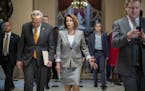 Senate Minority Leader Chuck Schumer and House Speaker Nancy Pelosi met Wednesday with furloughed federal workers to discuss the effects of the partia