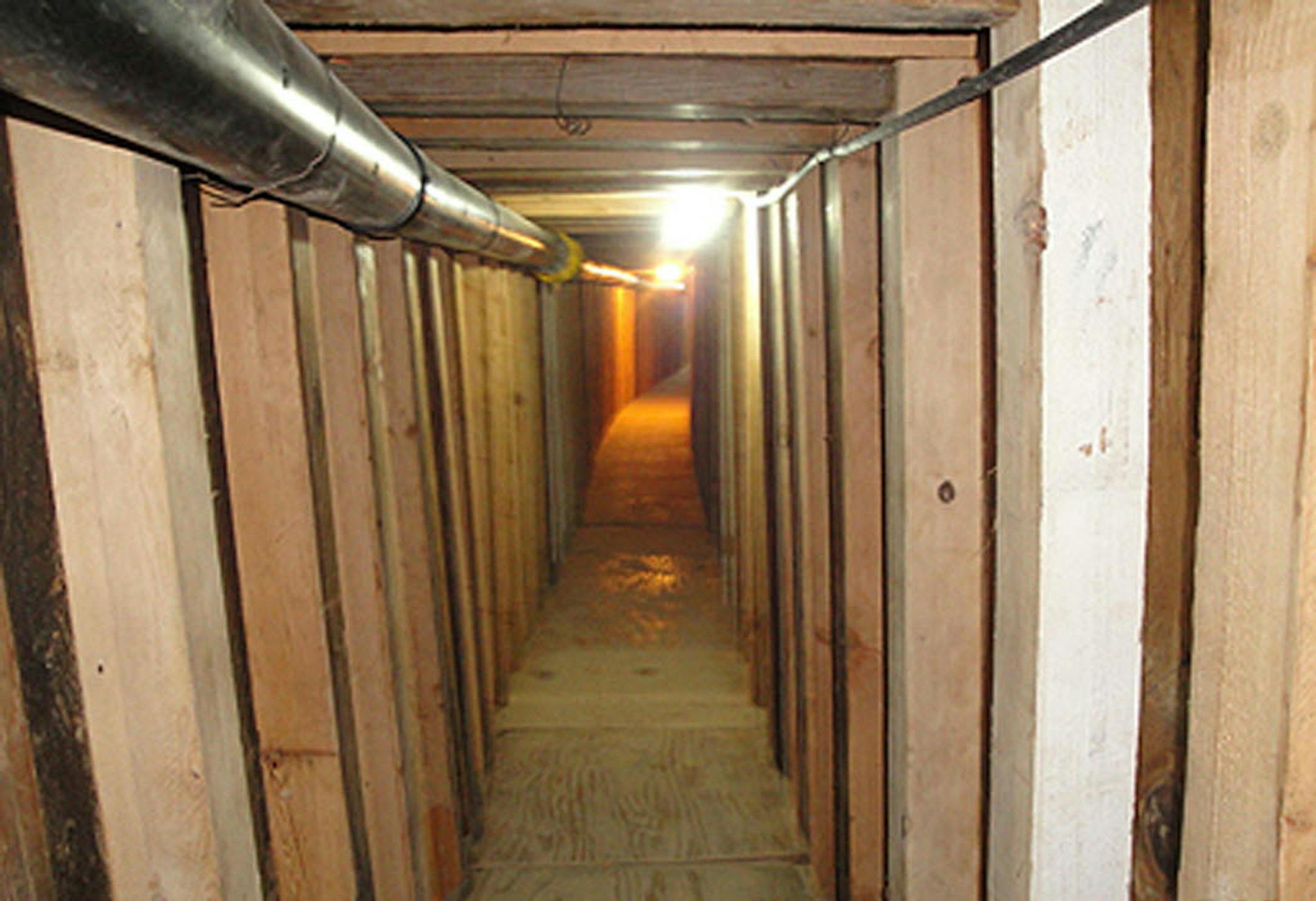This 240-yard fully operational tunnel ran from a small business in Arizona to an ice plant on the Mexico side of the border.
