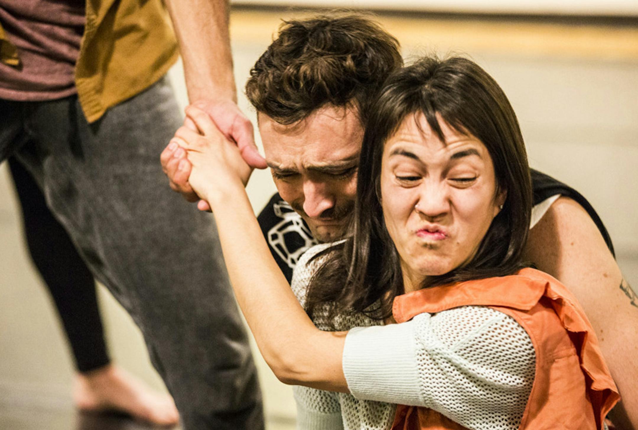 "Play," from Faye Driscoll's "Thank You for Coming" trilogy at the Walker. Photo: Maria Baranova