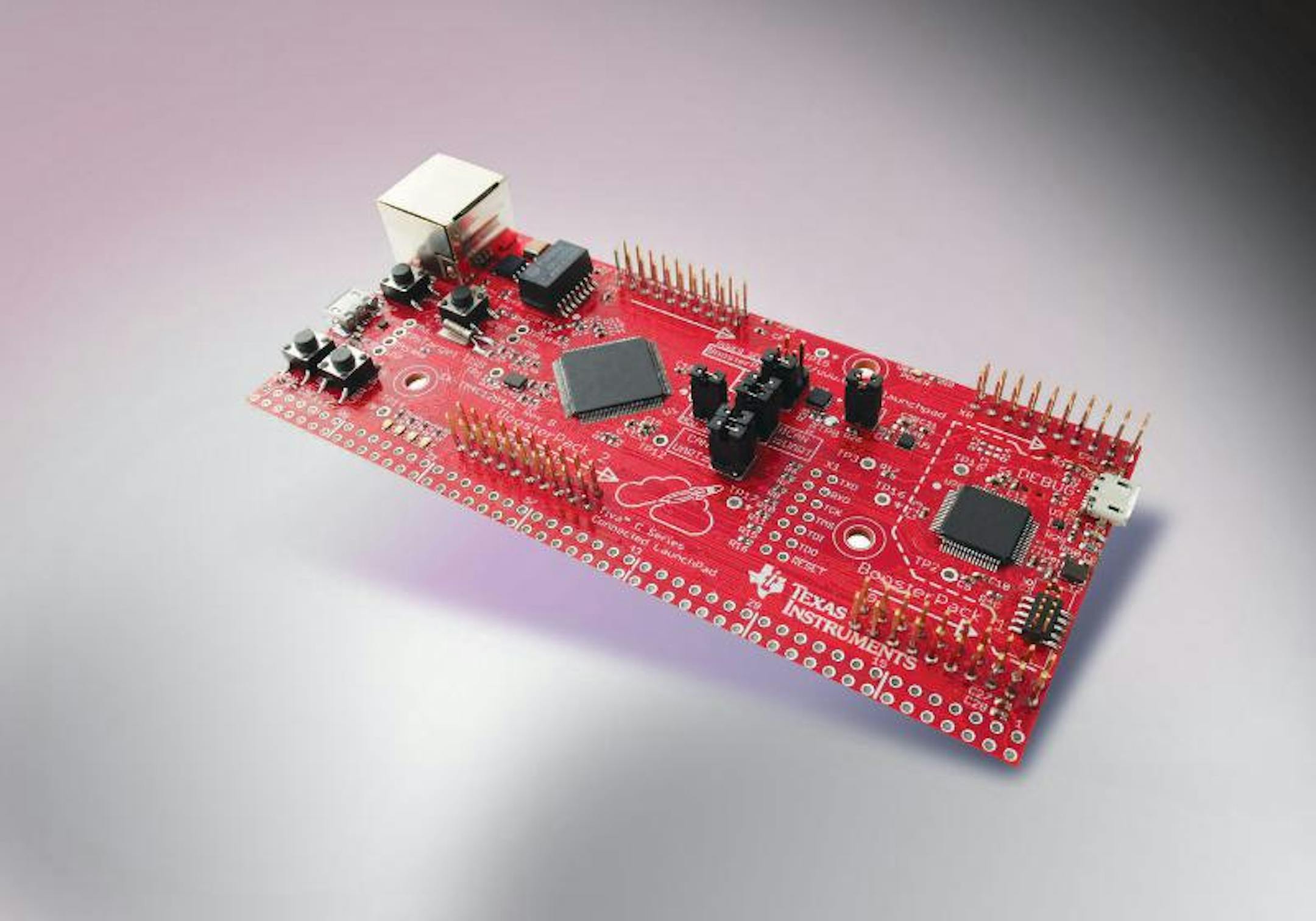 TI&apos;s Tiva C Series Connected LaunchPad. (PRNewsFoto/Texas Instruments)