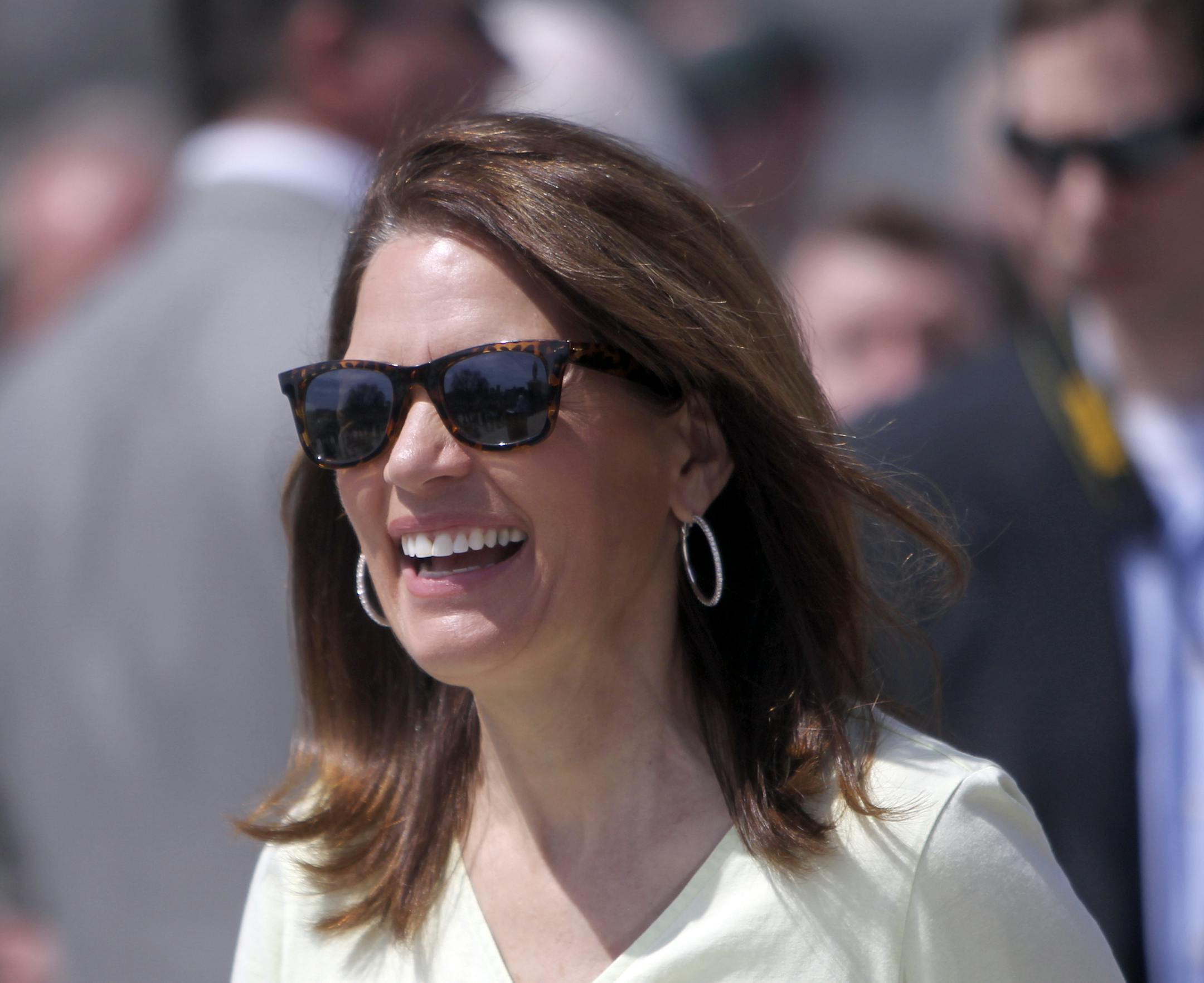 U.S Rep. Michele Bachmann made an appearance at the 2013 Taxpayer Rally Saturday, April 27, 2013, at the State Capitol in St. Paul, MN.](DAVID JOLES/STARTRIBUNE) djoles@startribune.com 2013 Taxpayer Rally Saturday, April 27, 2013, at the State Capitol in St. Paul, MN.