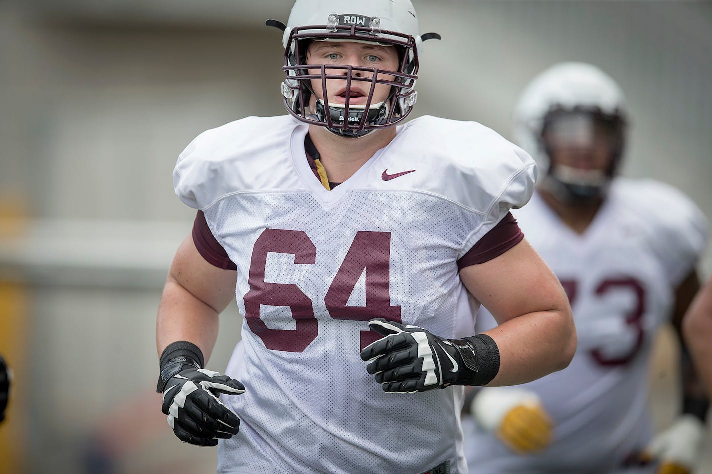 Gophers offensive lineman Conner Olson