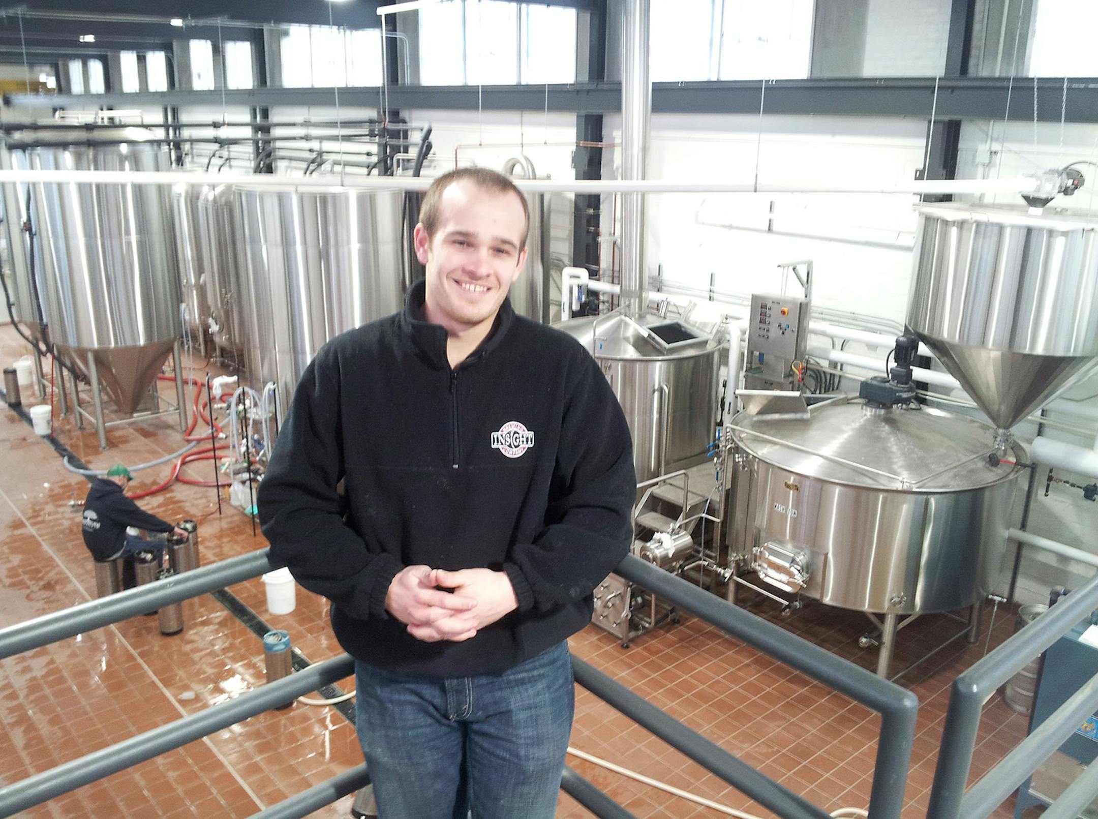 Brewer Ilan Klages-Mundt of Insight Brewery. Michael Agnew, Special to the Star Tribune