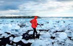 The Jokulsarlon lagoon in Iceland looks almost otherworldly in winter.