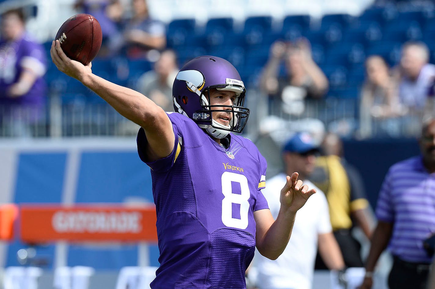 Vikings quarterback Sam Bradford