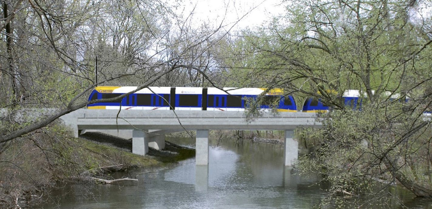 Rendering provided by Met Council A rendering of the Southwest Light Rail train passing through the Kenilworth Lagoon. ORG XMIT: MIN1607201316000459 ORG XMIT: MIN1608251259550369 ORG XMIT: MIN1703231803248537 ORG XMIT: MIN1706151305055213