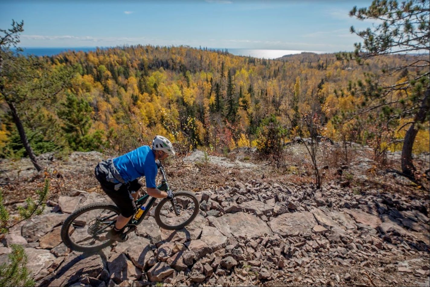 Edenborn Trail in the Split Rock Wilds system.