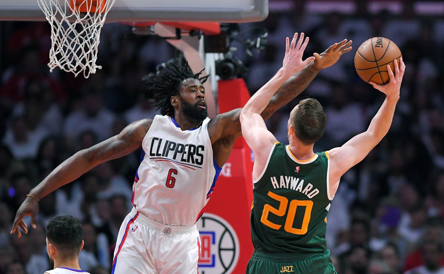 Clippers center DeAndre Jordan would fit quite nicely with the Wolves … if they are willing to take on a player who can opt out of his contract and become a free agent this summer.