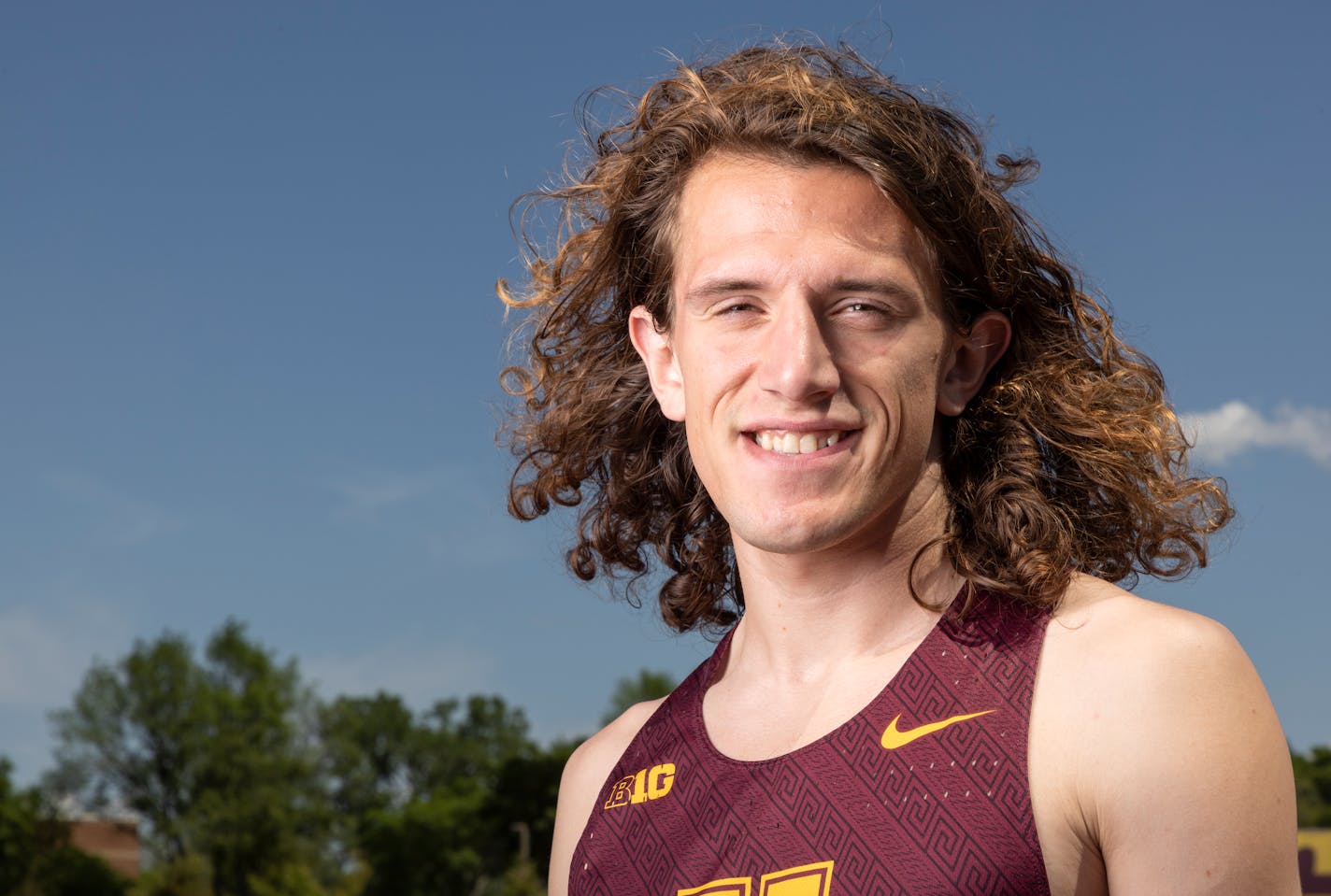 Gophers steeplechaser Matthew Wilkinson Thursday, June 2, at the University of Minnesota in Minneapolis, Minn. ] CARLOS GONZALEZ • carlos.gonzalez@startribune.com