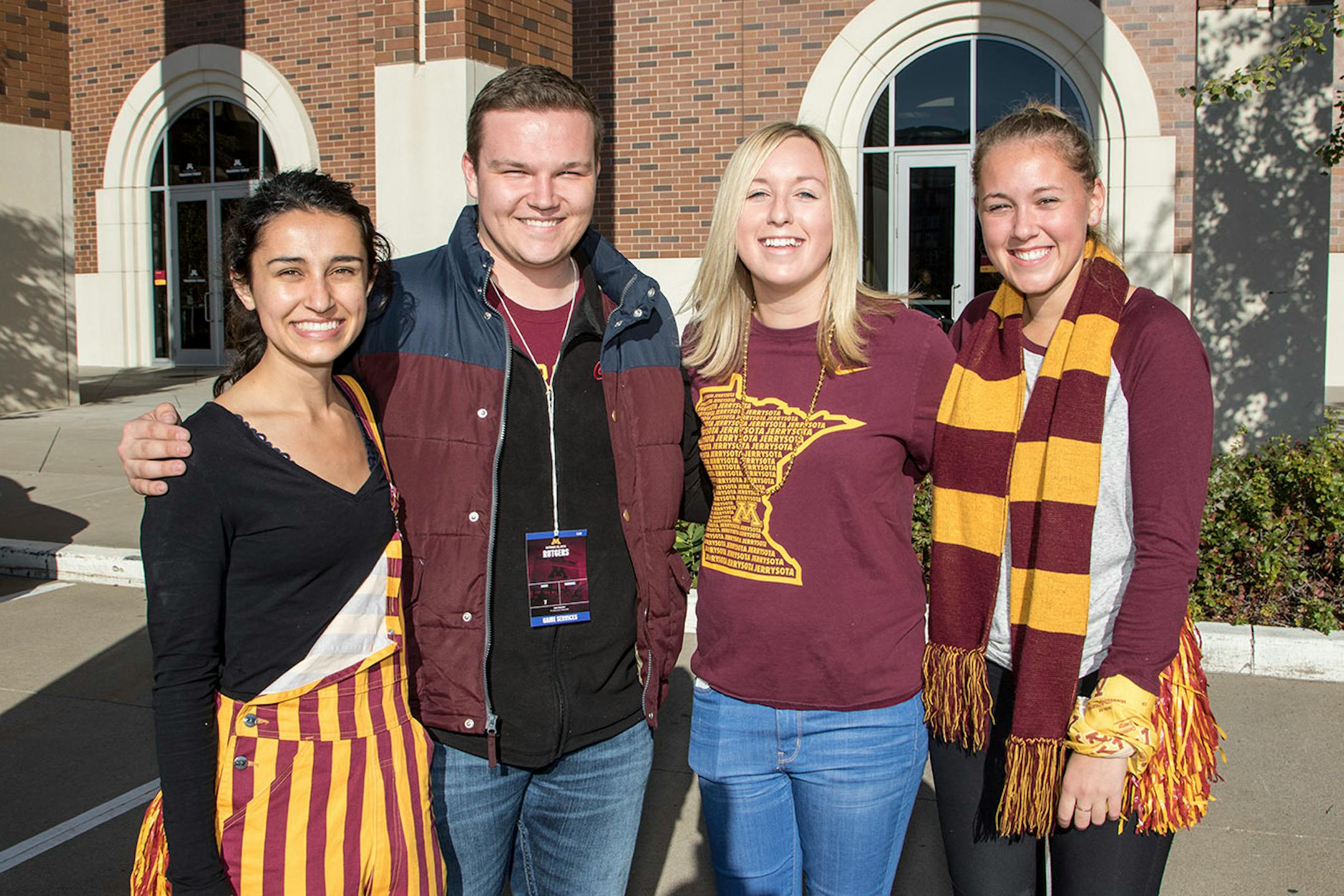 Students Katie Hoff, Harrison Schafhauser, Paxton Alto, Angie Sarafolean.