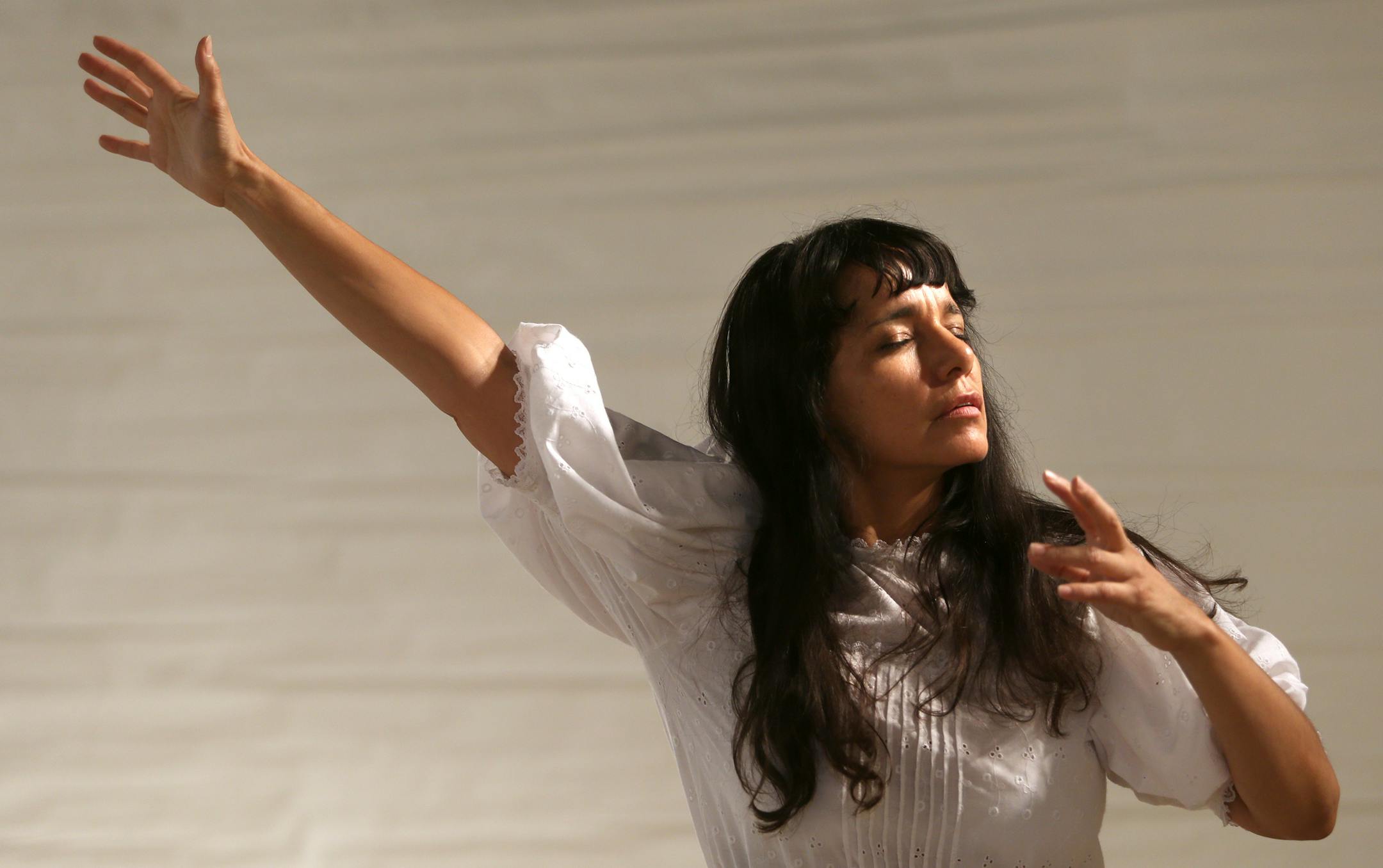 Dancer/choreographer Rosy Simas, a Seneca tribe member who also has been an outspoken community activist and critic of mainstream treatment of Native American stories and traditions. ] JOELKOYAMA‚Ä¢jkoyama@startribune Minneapolis, MN on June 20, 2014.